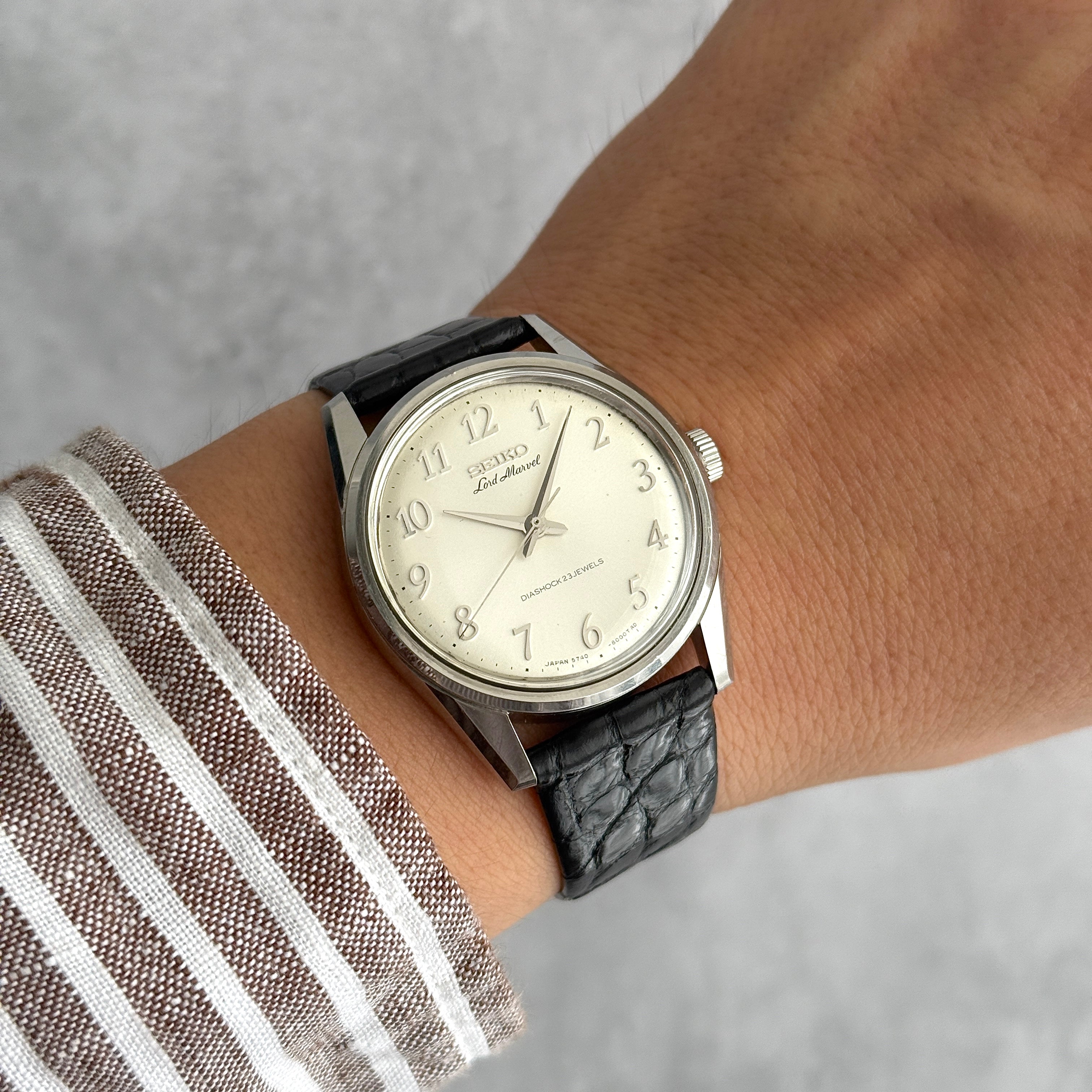 [SEIKO] Seiko Lord Marvel SS Arabia 5740-8000 with genuine buckle