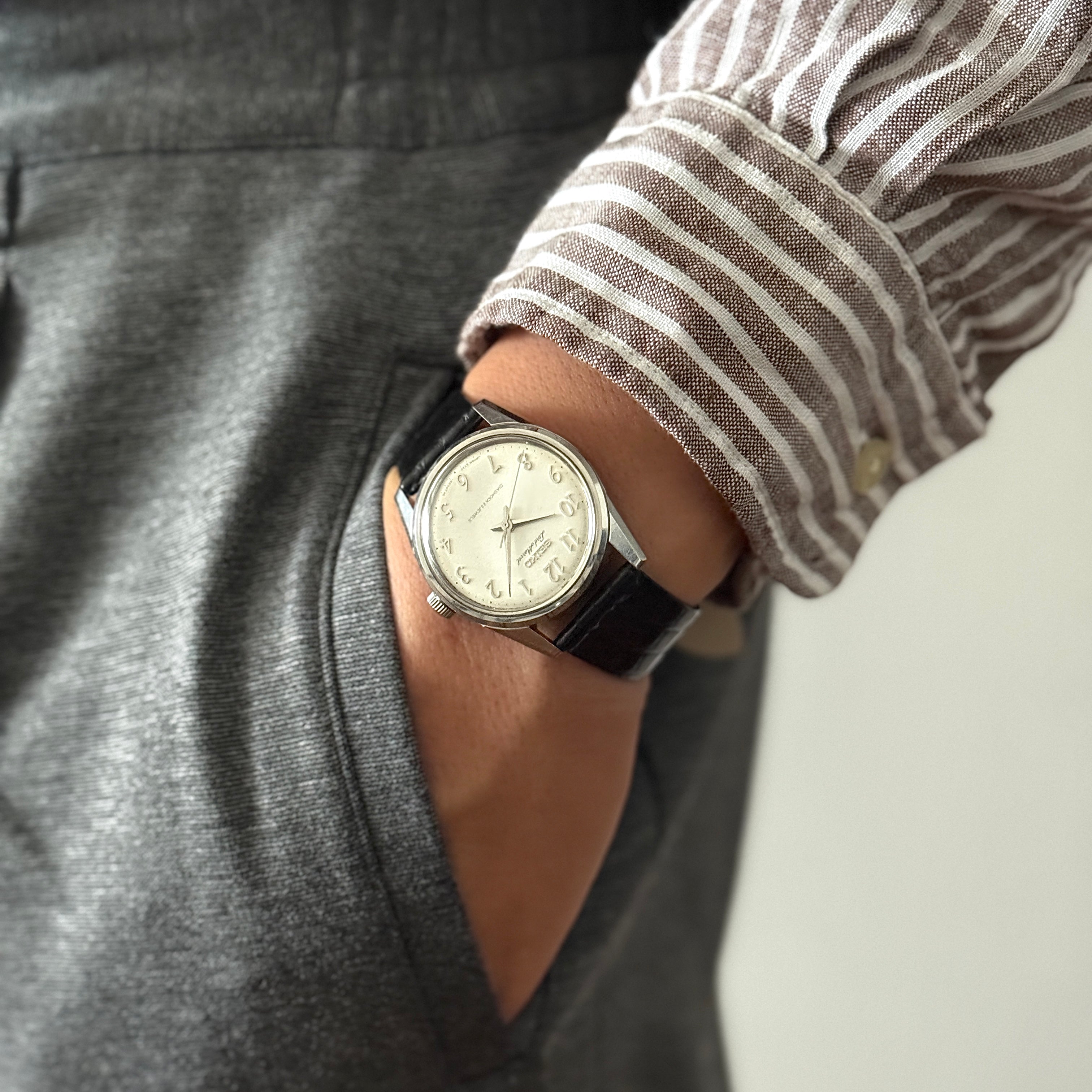 [SEIKO] Seiko Lord Marvel SS Arabia 5740-8000 with genuine buckle