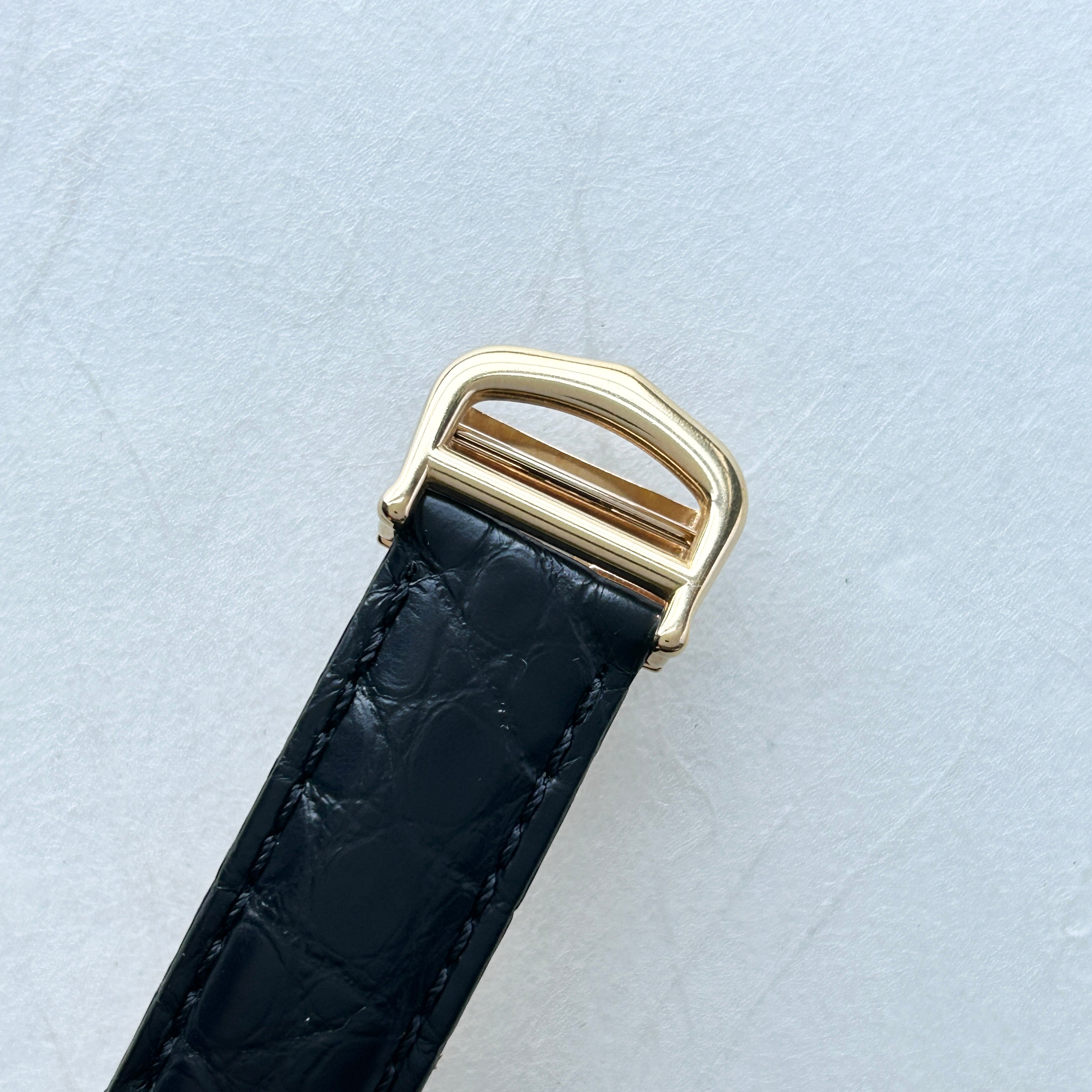 [Cartier] Cartier Must Tank LM Black with 4 Roman accessories