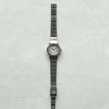 Cartier】カルティエサントスオクタゴン SM自動巻き 18KYG×SS