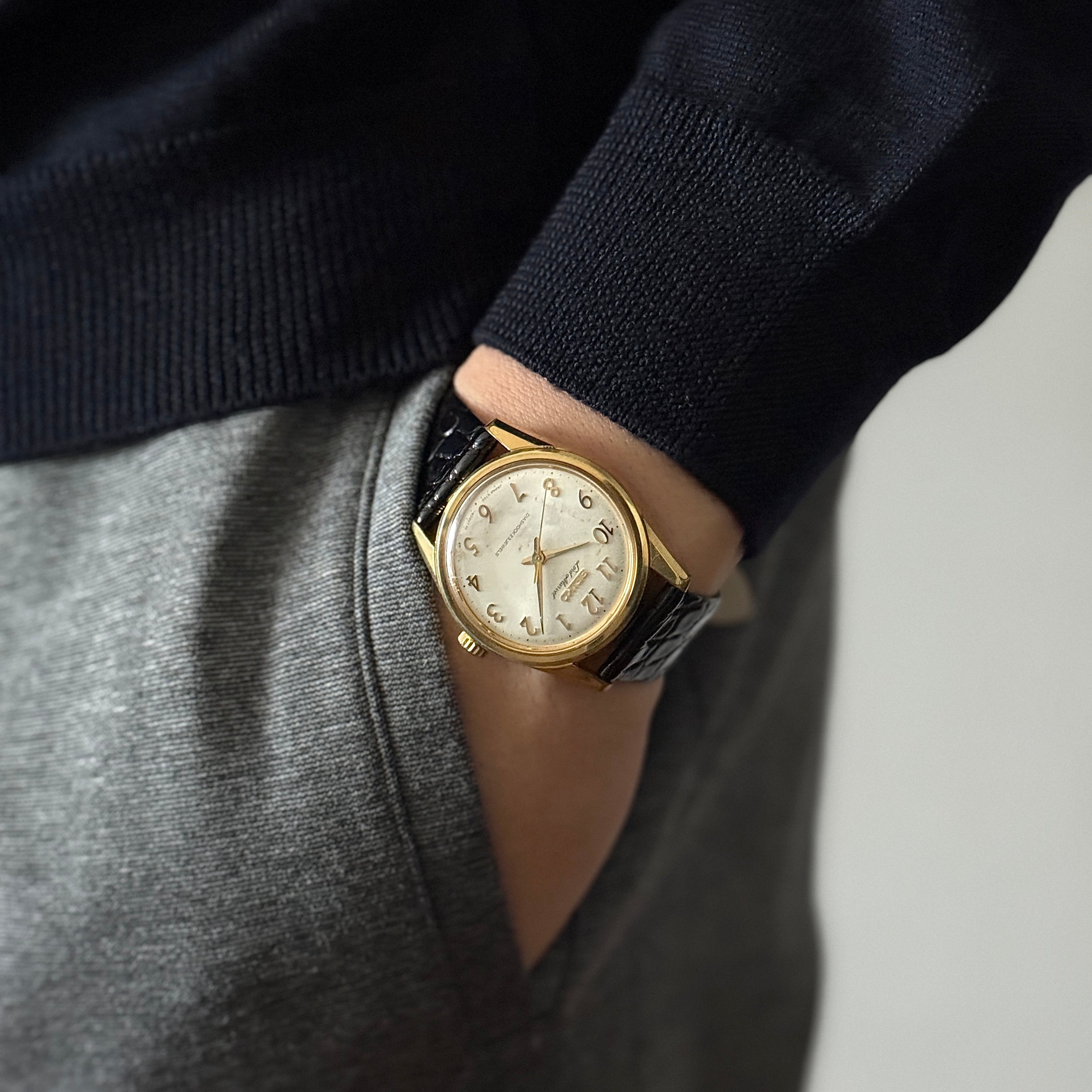 【SEIKO】セイコー ロードマーベル SGP アラビア 5740-8000 純正尾錠付き