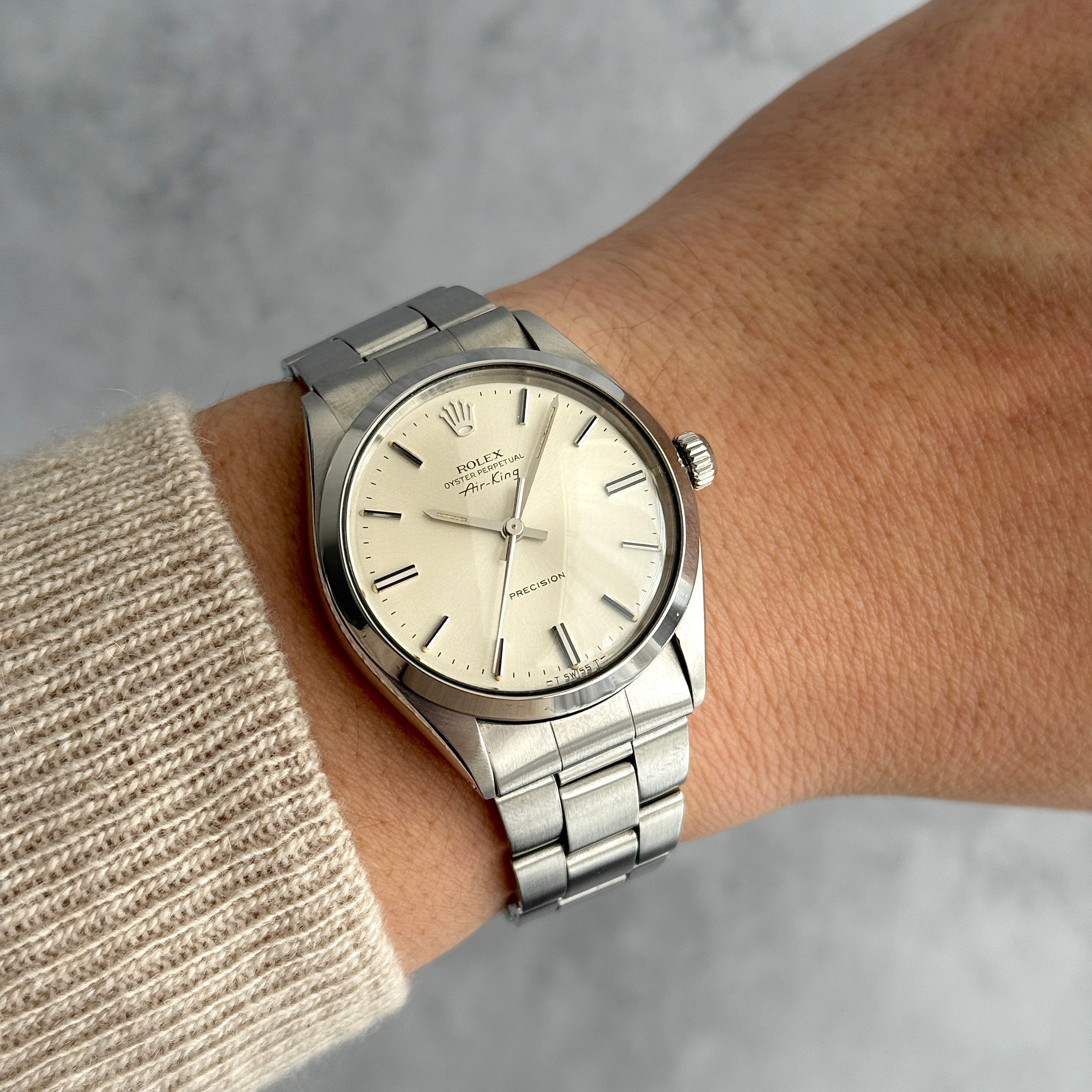 【ROLEX 】ロレックス エアキング Ref.5500 Silver 1972年製