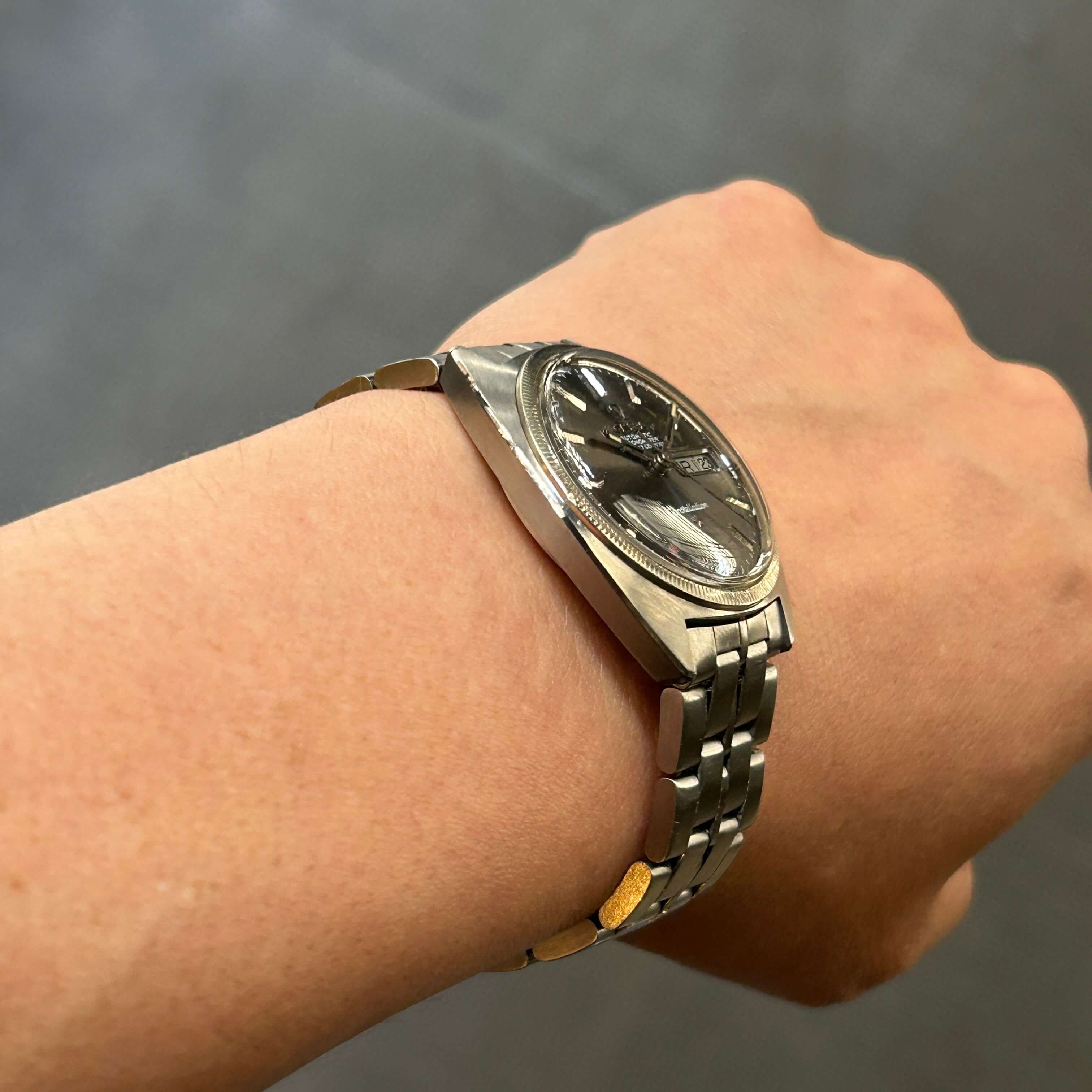 【OMEGA】オメガ コンステレーションデイデイト Cライン Gray