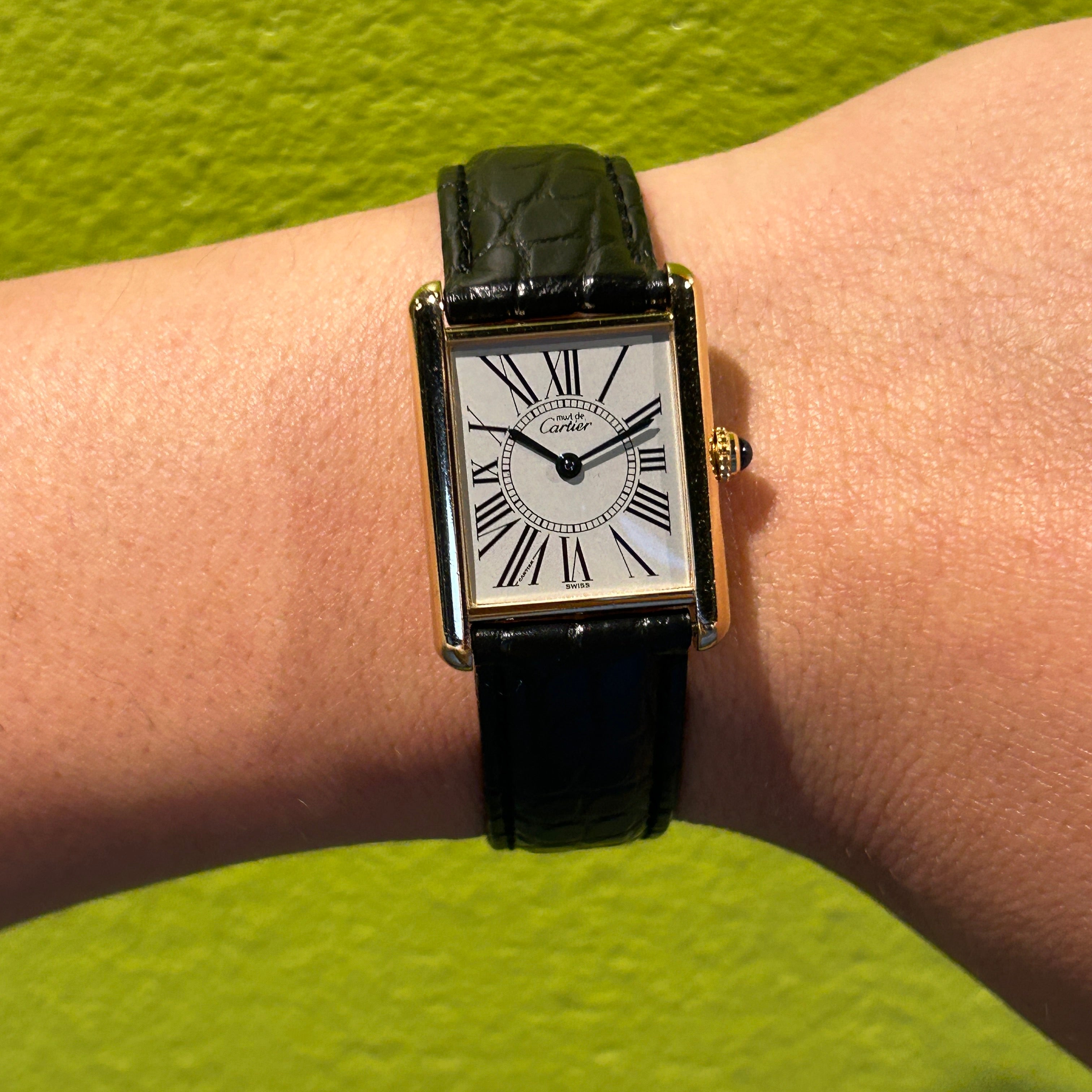 [Cartier] Cartier Must Tank LM Opalan with accessories