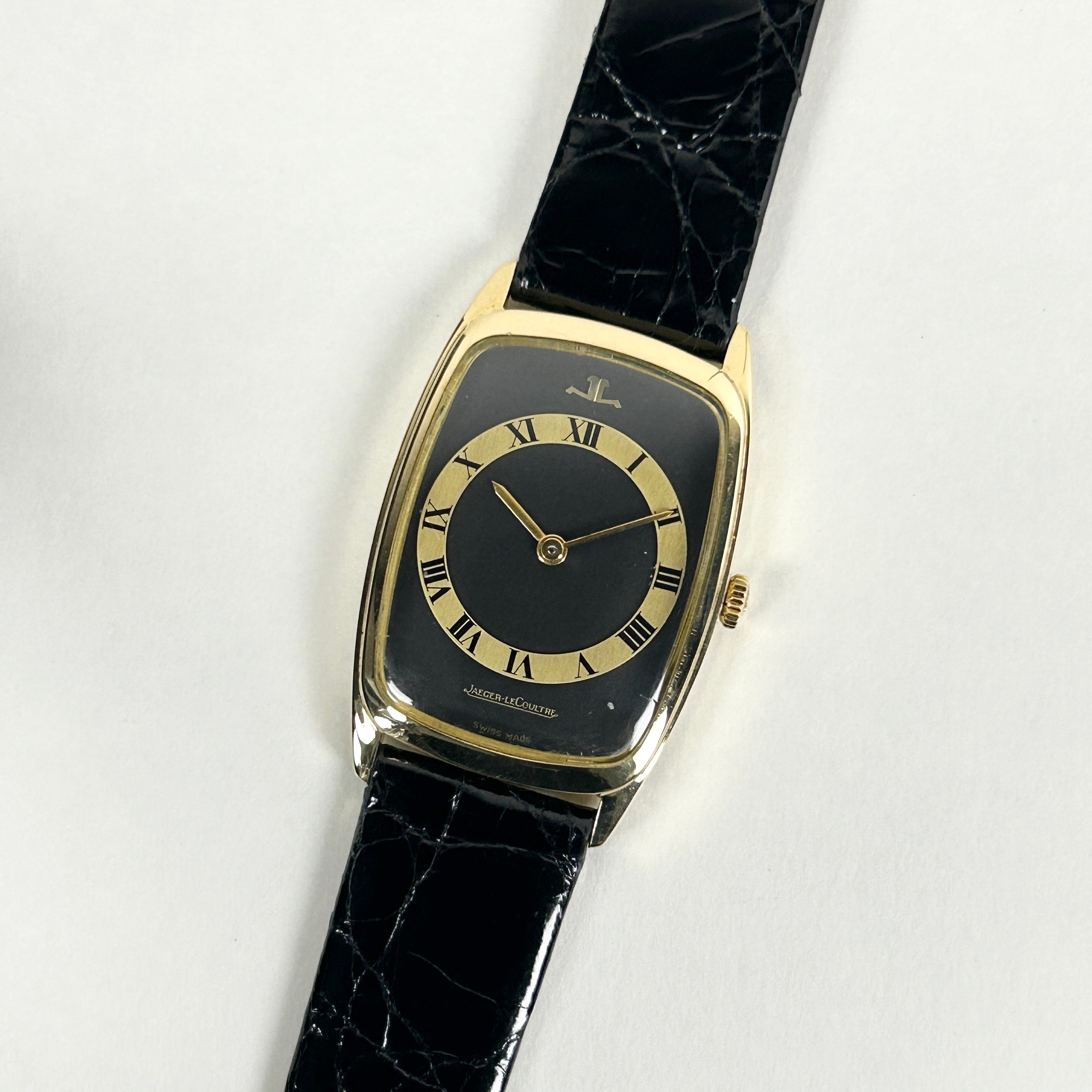 【JAEGER LE COULTRE】ヴォーグ18KYG Black×Gold