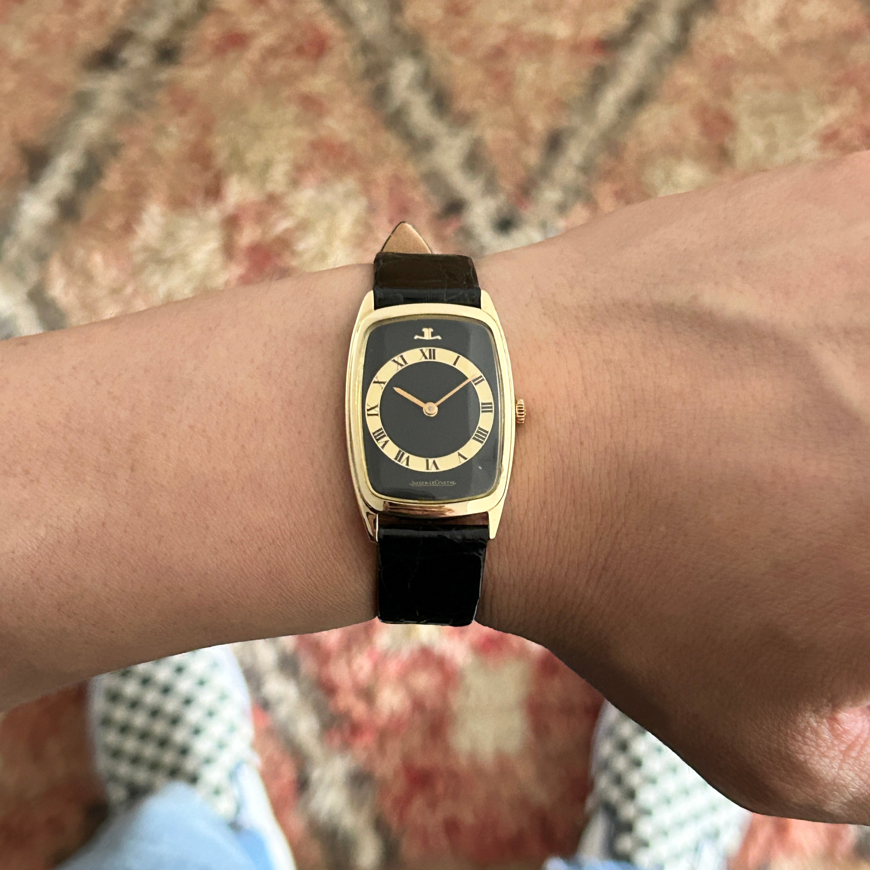 [JAEGER LE COULTRE] Jaeger-LeCoultre Vogt 18KYG Black x Gold