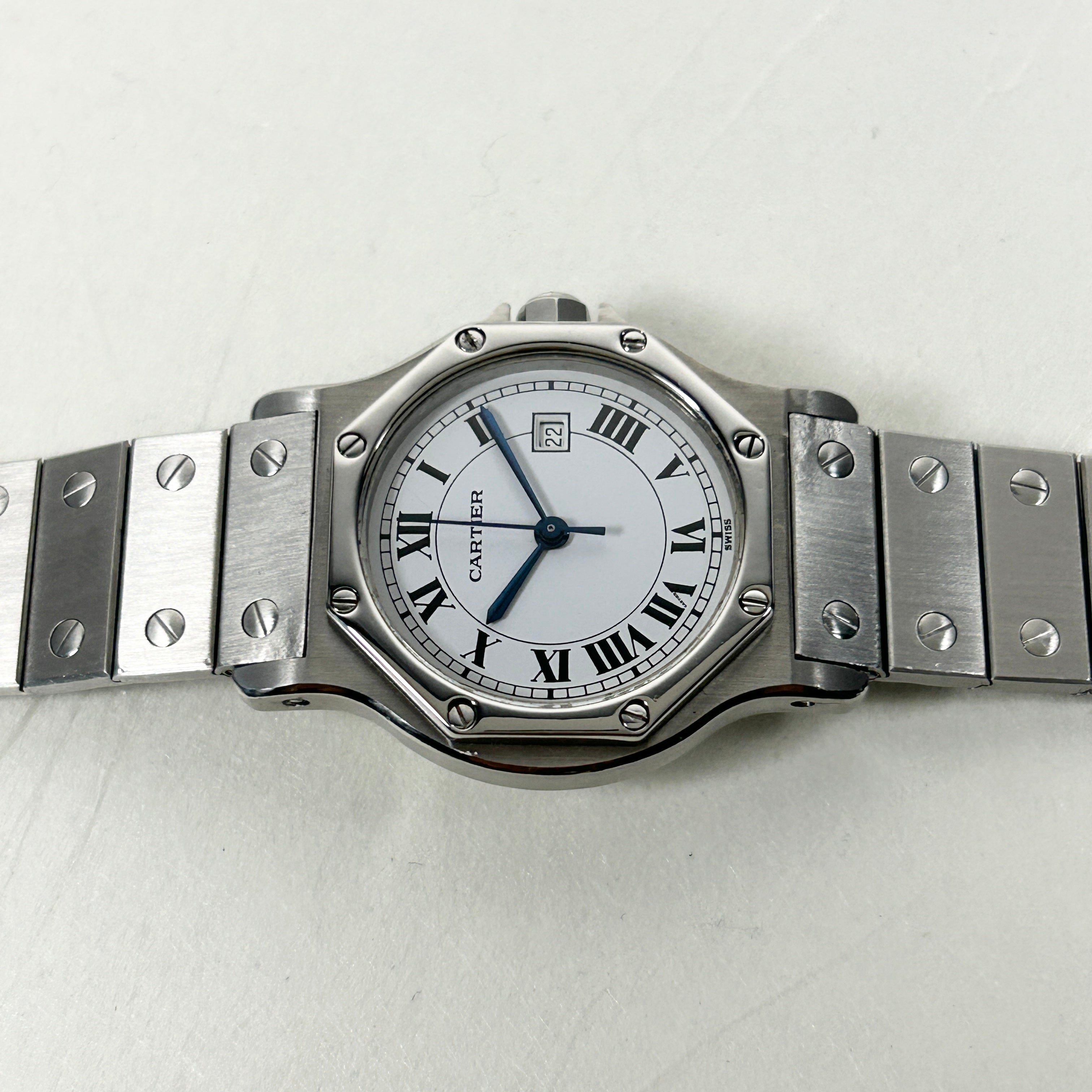 [Cartier] Cartier Santos Octagon LM Stainless Steel Automatic Winding