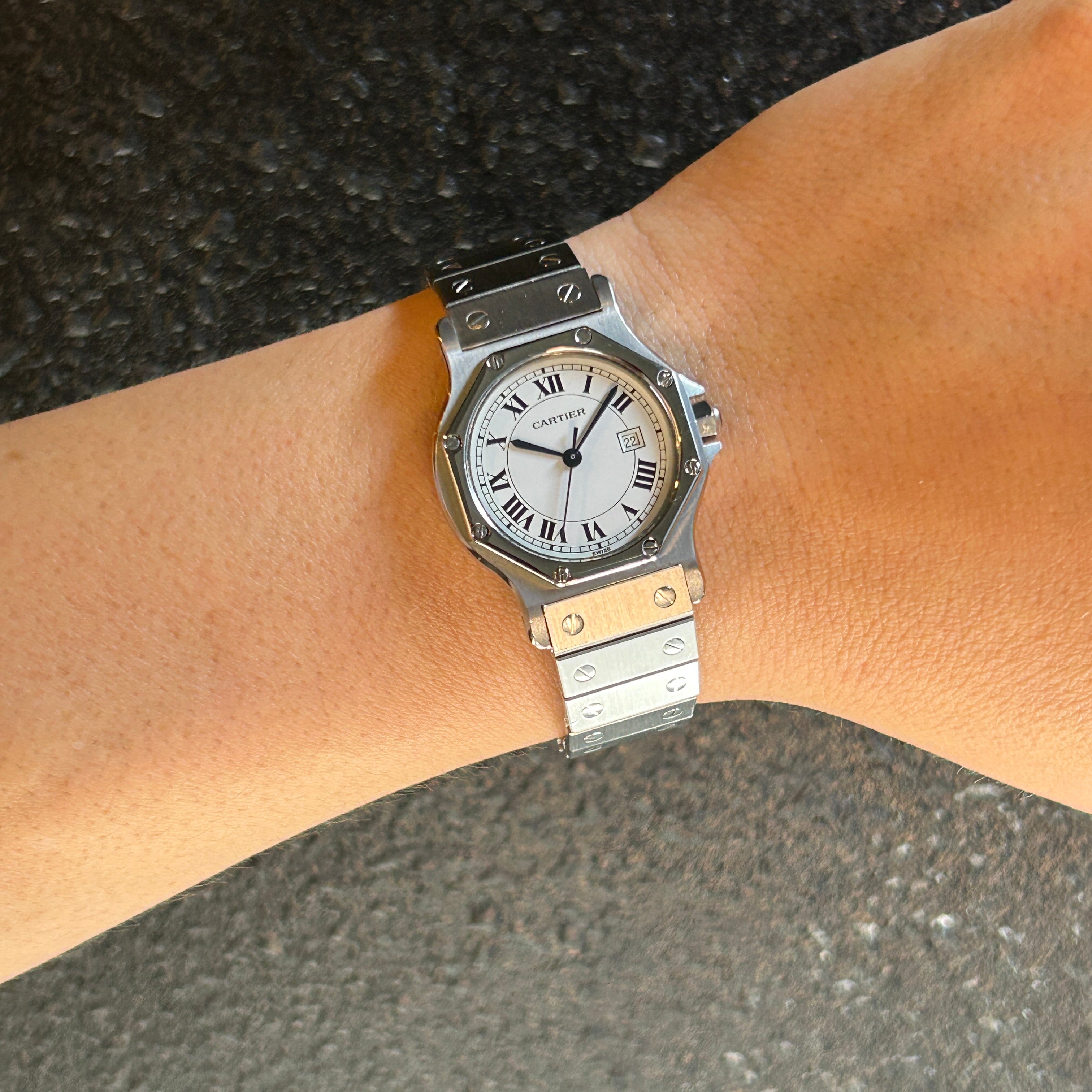 Cartier】サントスオクタゴンLMステンレス自動巻き – REGALO vintage watch