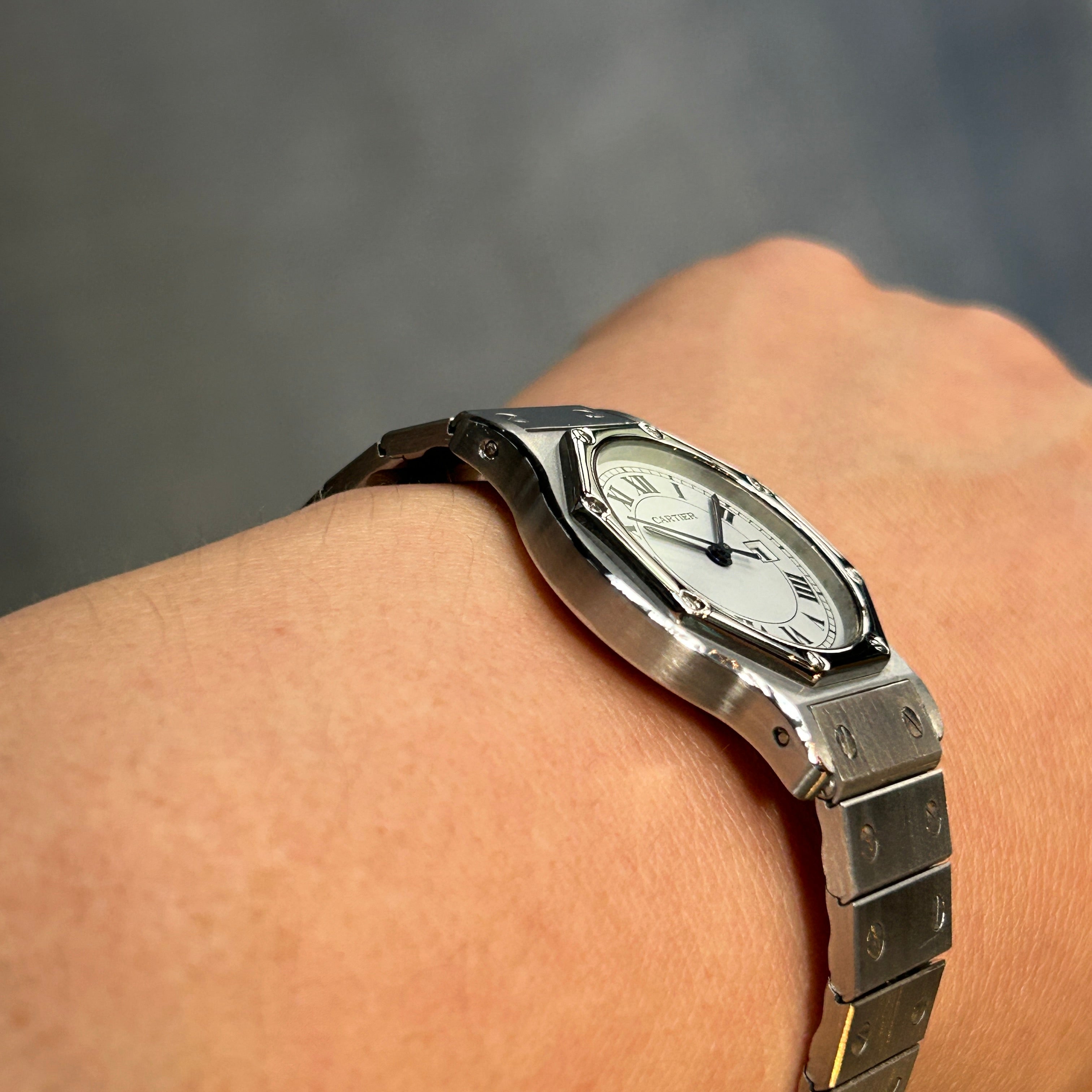 [Cartier] Cartier Santos Octagon LM Stainless Steel Automatic Winding