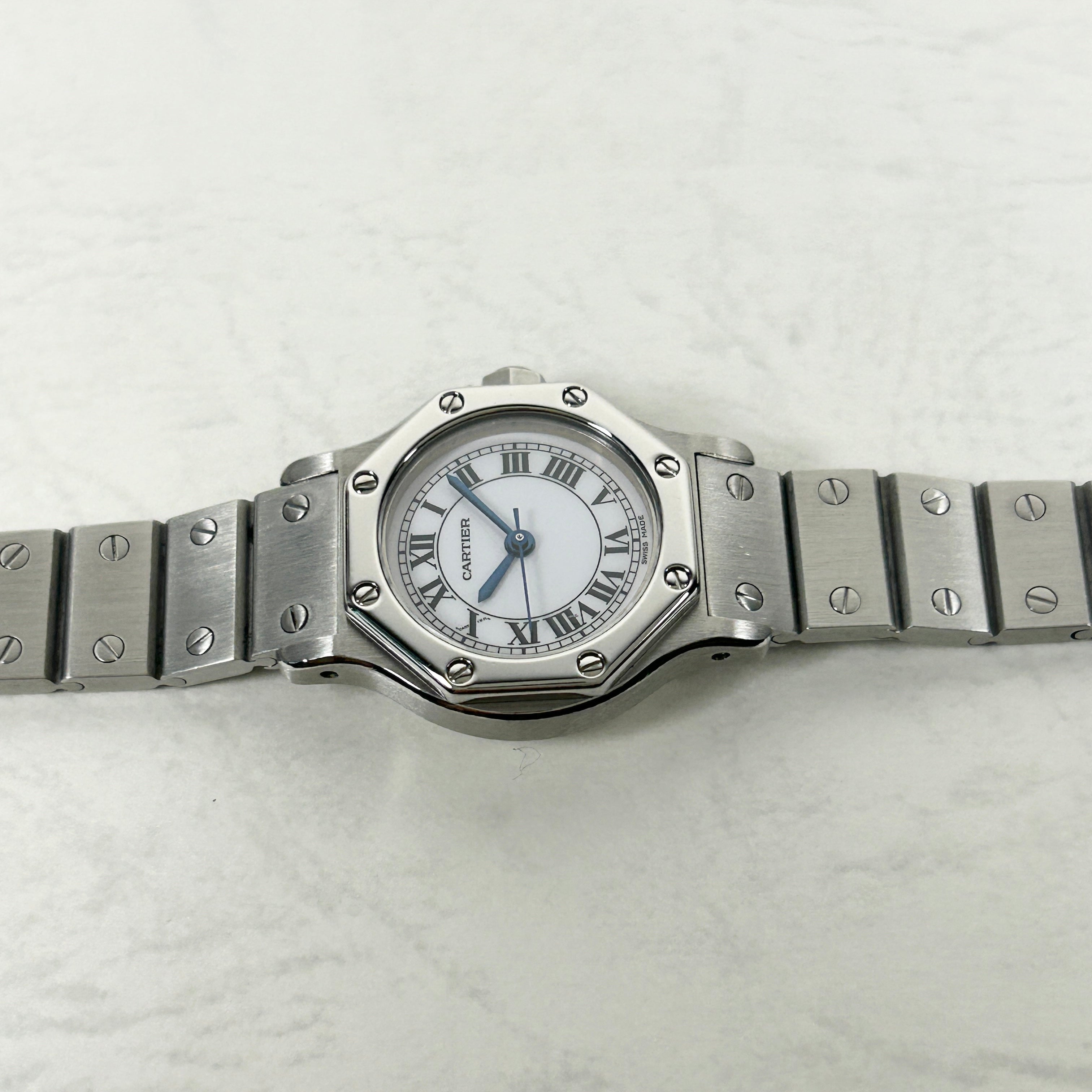 [Cartier] Cartier Santos Octagon SM Stainless Steel with Lifetime Warranty