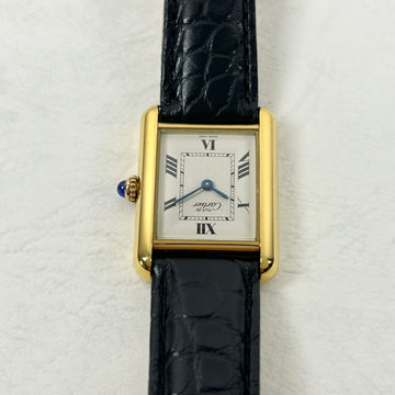 Cartier】カルティエマストタンク SM飛びローマ文字盤 デッドストック