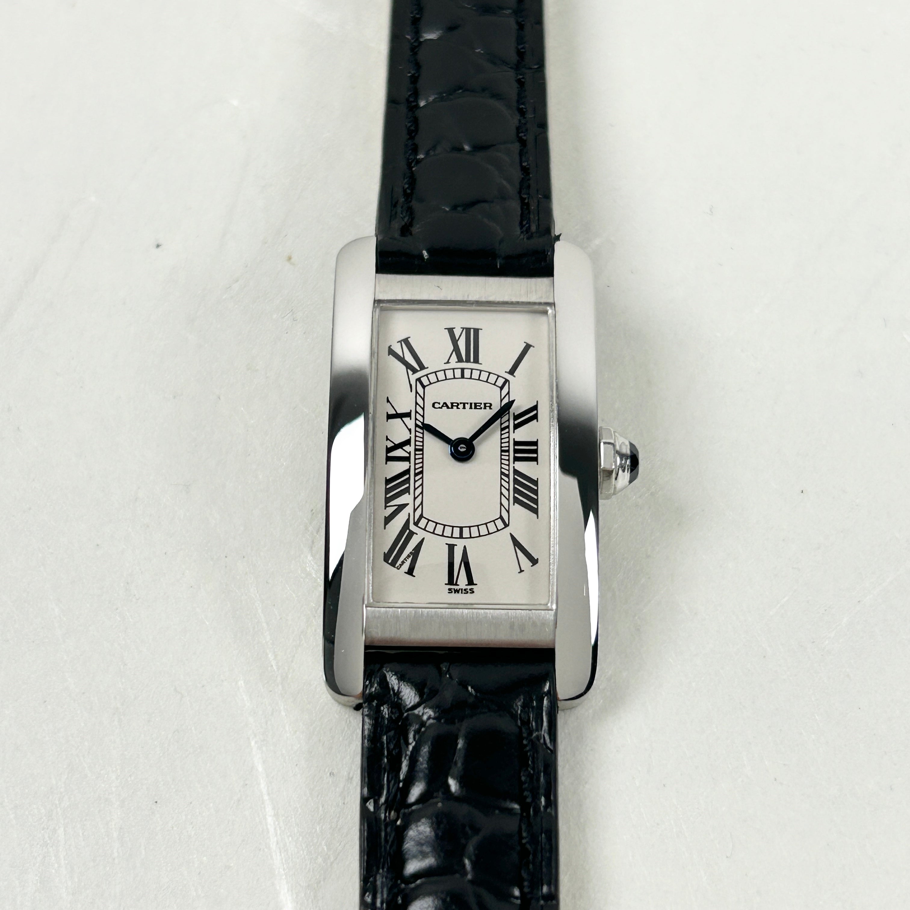 [Cartier] Cartier Tank Americaine SM 18KWG with original box