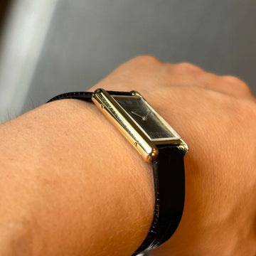 Cartier】カルティエマストタンク LM手巻きブラックローマ 