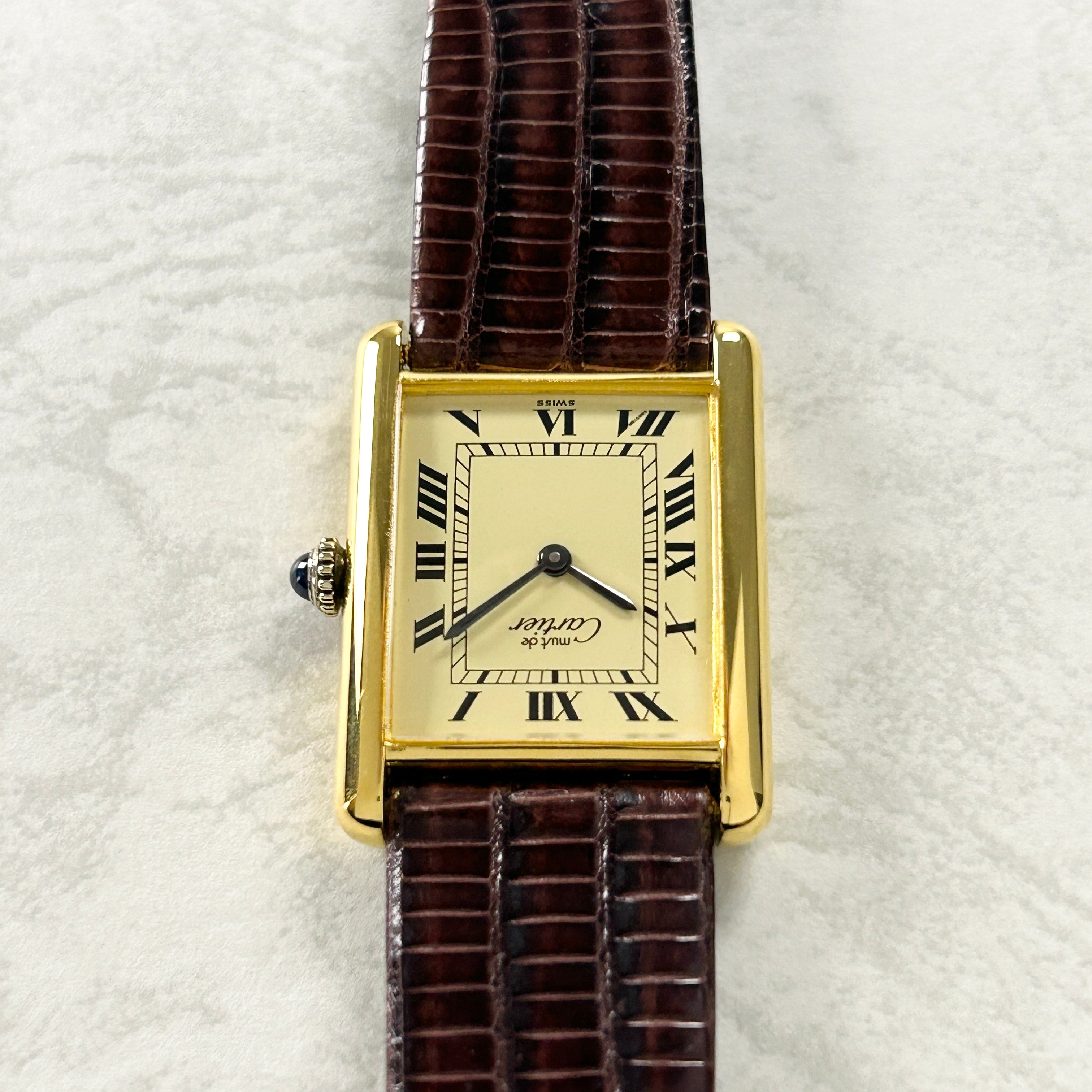 Cartier】マストタンクLM手巻きアイボリーローマ – REGALO vintage watch