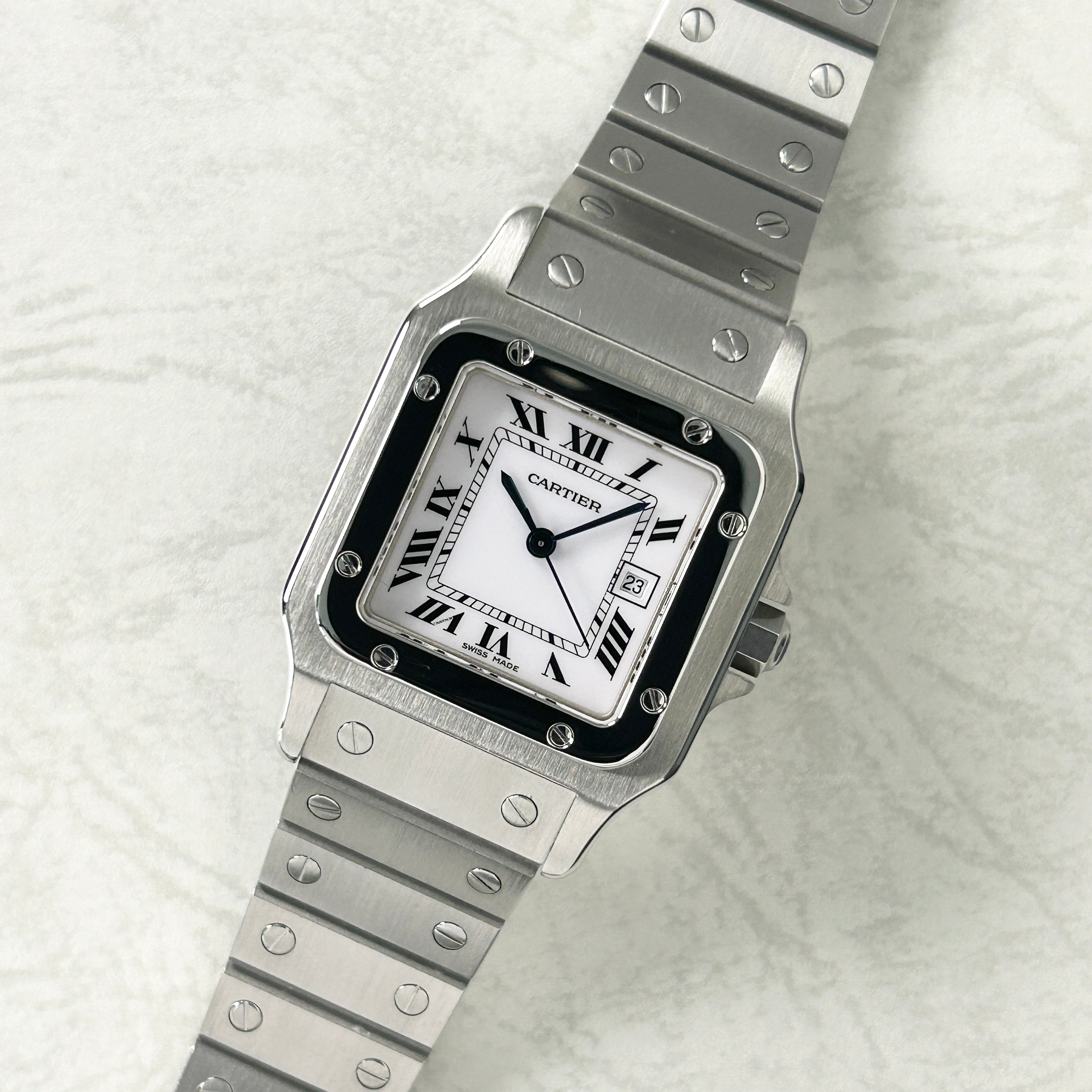 [Cartier] Santos Galbe LM Stainless Steel with Lifetime Warranty