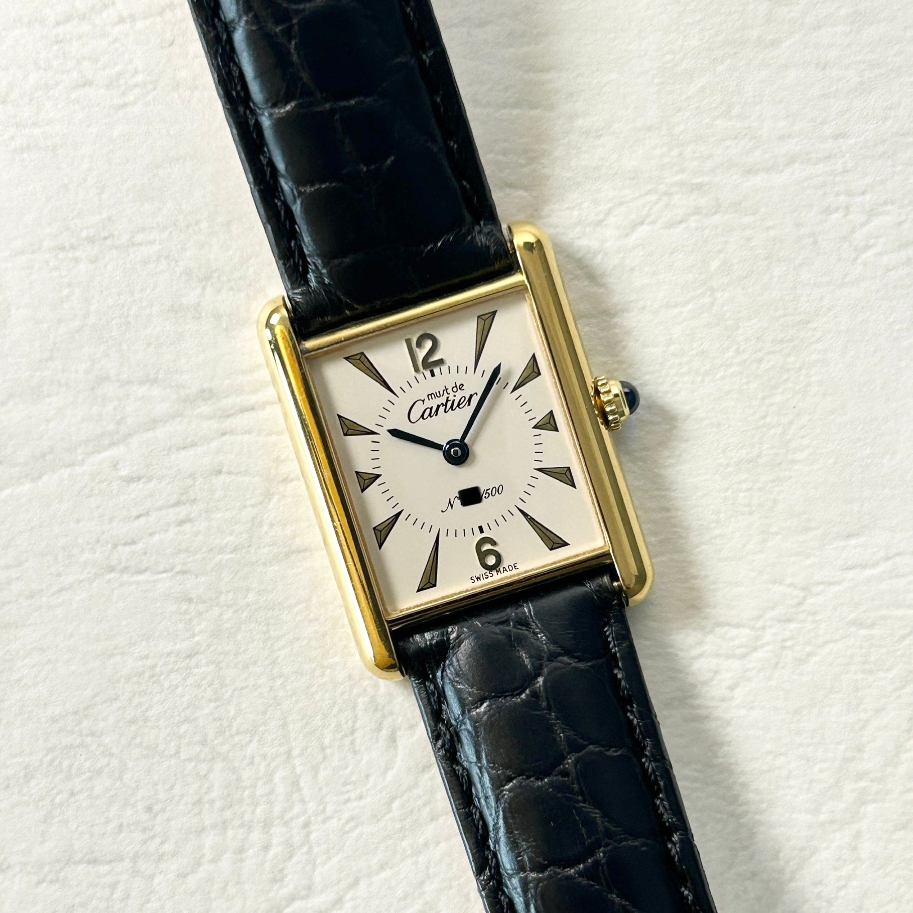 [Cartier] Cartier Must Tank LM, limited to 500 pieces worldwide, with genuine D-buckle