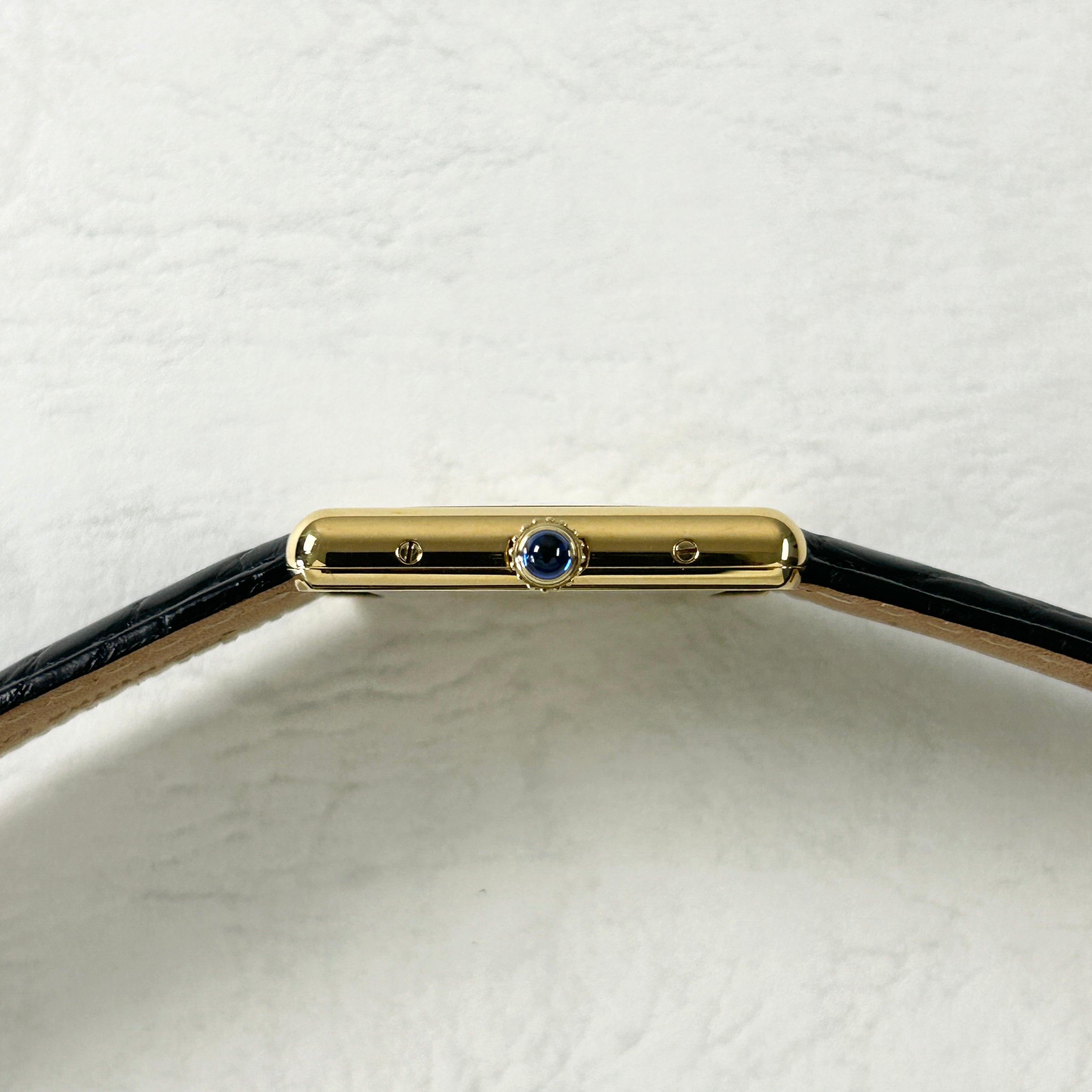 【Cartier】カルティエ<BR>マストタンク LM世界限定500本モデル 純正Dバックル付き