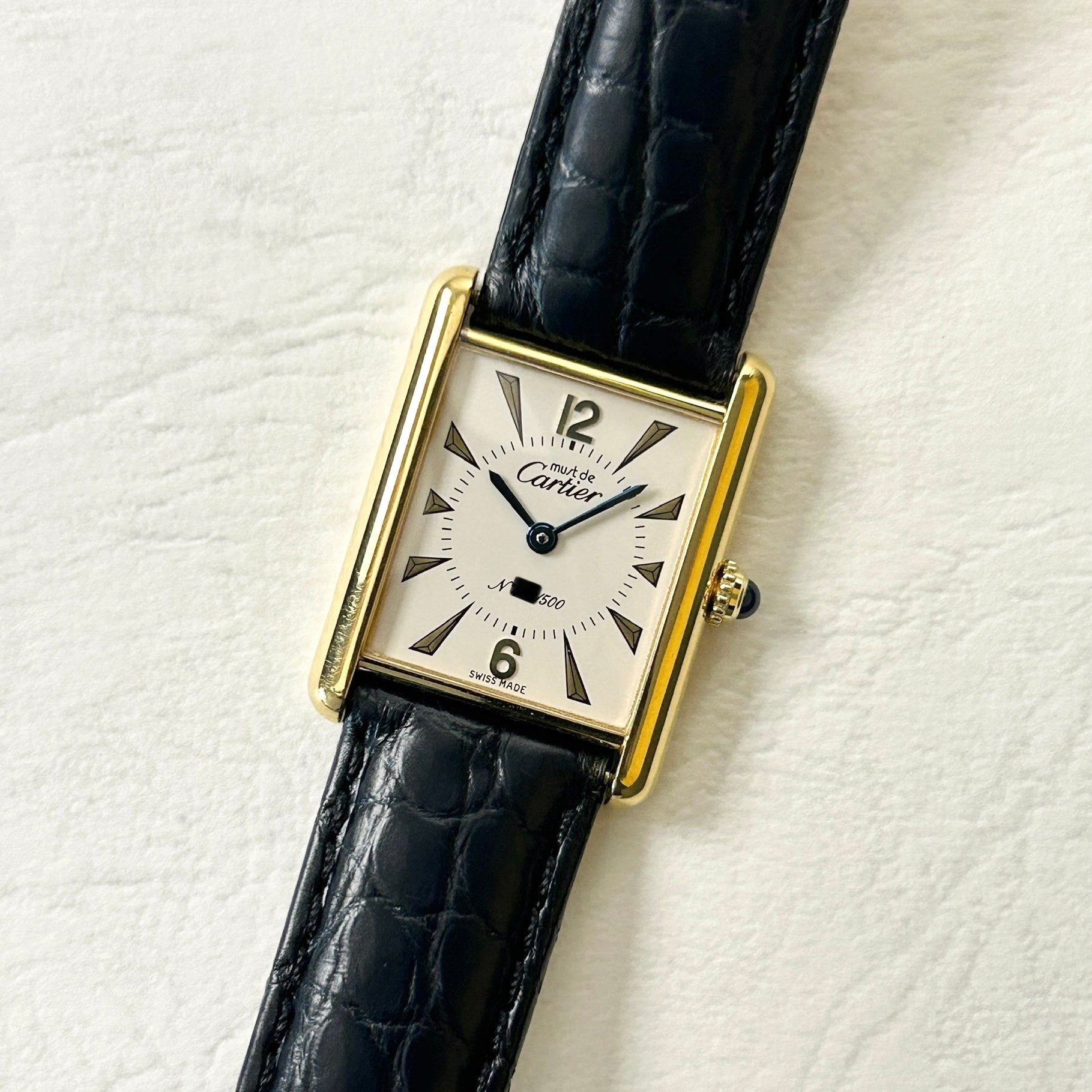 [Cartier] Cartier Must Tank LM, limited to 500 pieces worldwide, with genuine D-buckle