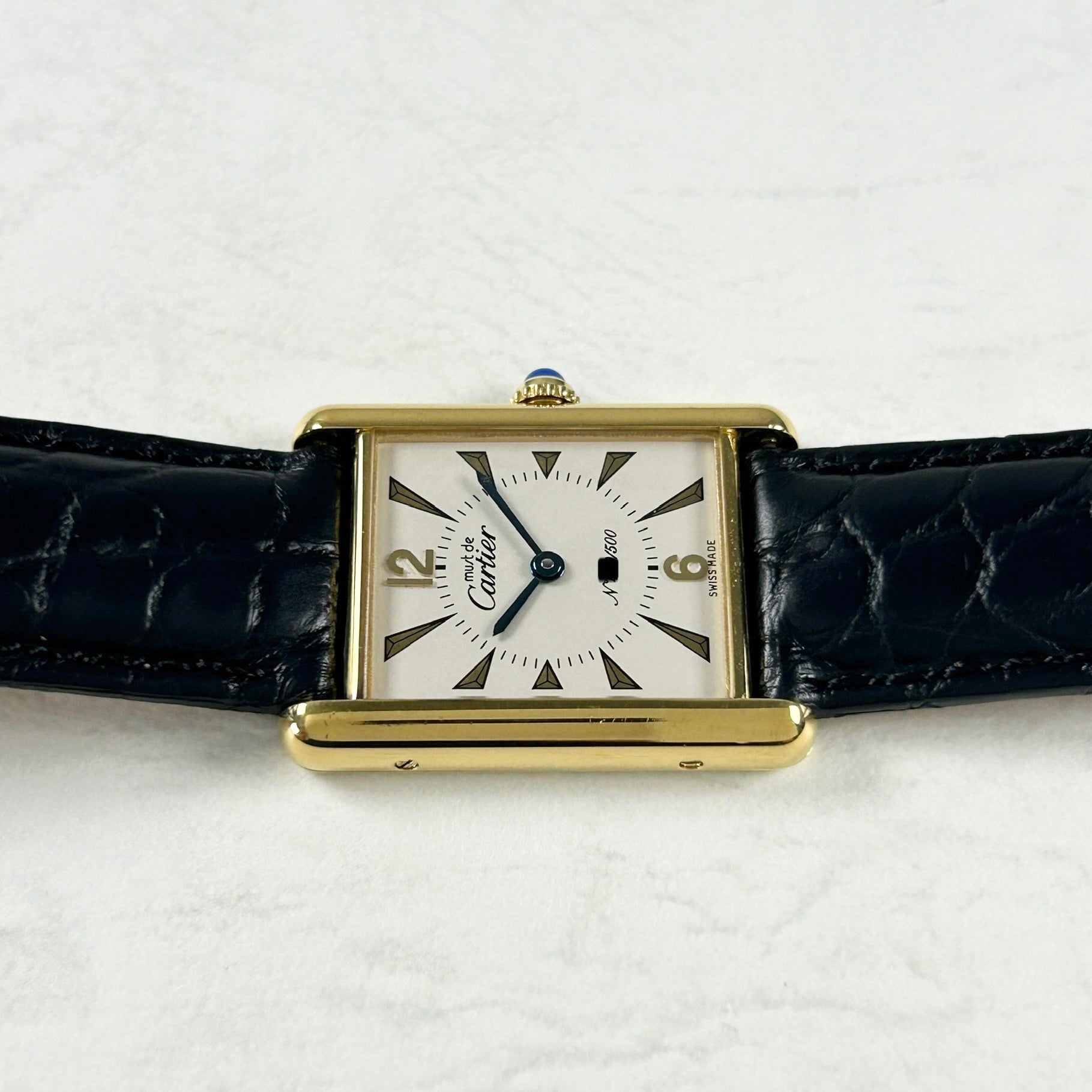 [Cartier] Cartier Must Tank LM, limited to 500 pieces worldwide, with genuine D-buckle