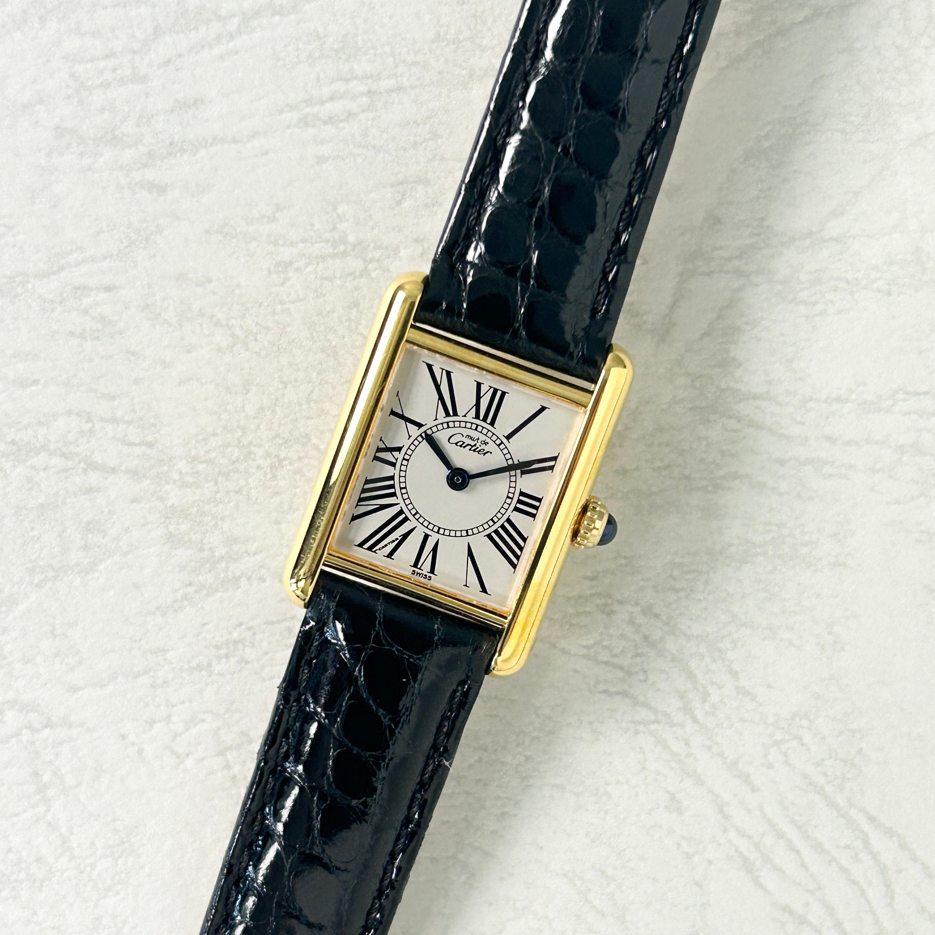 【Cartier】カルティエ<BR>マストタンク SMオパラン 付属品付き