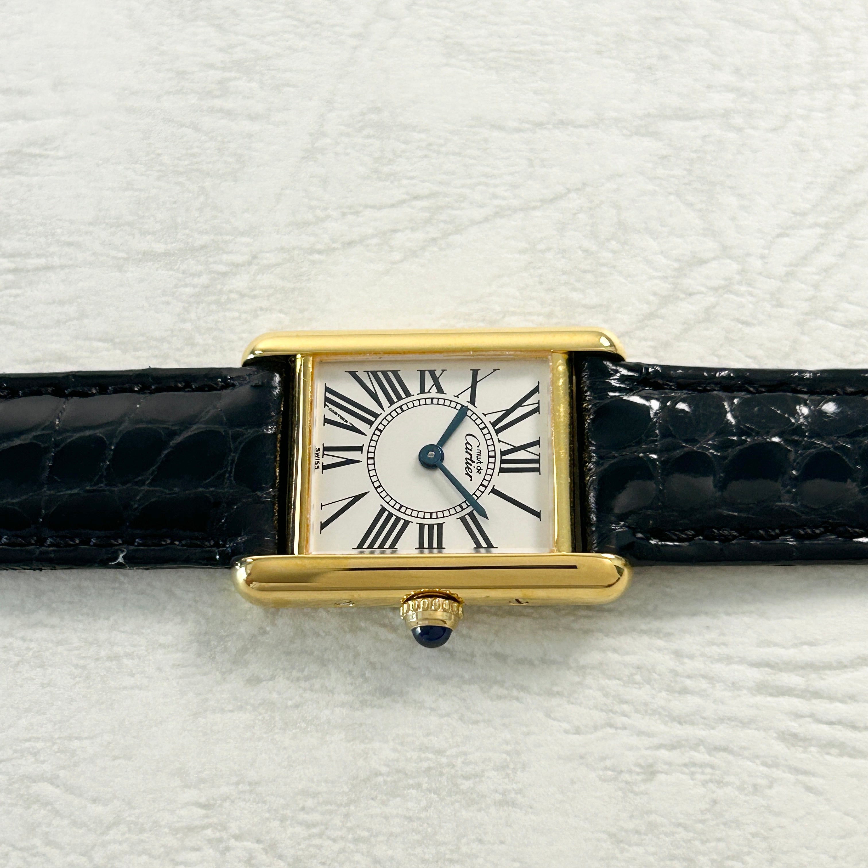 [Cartier] Cartier Must Tank SM Opalan with accessories