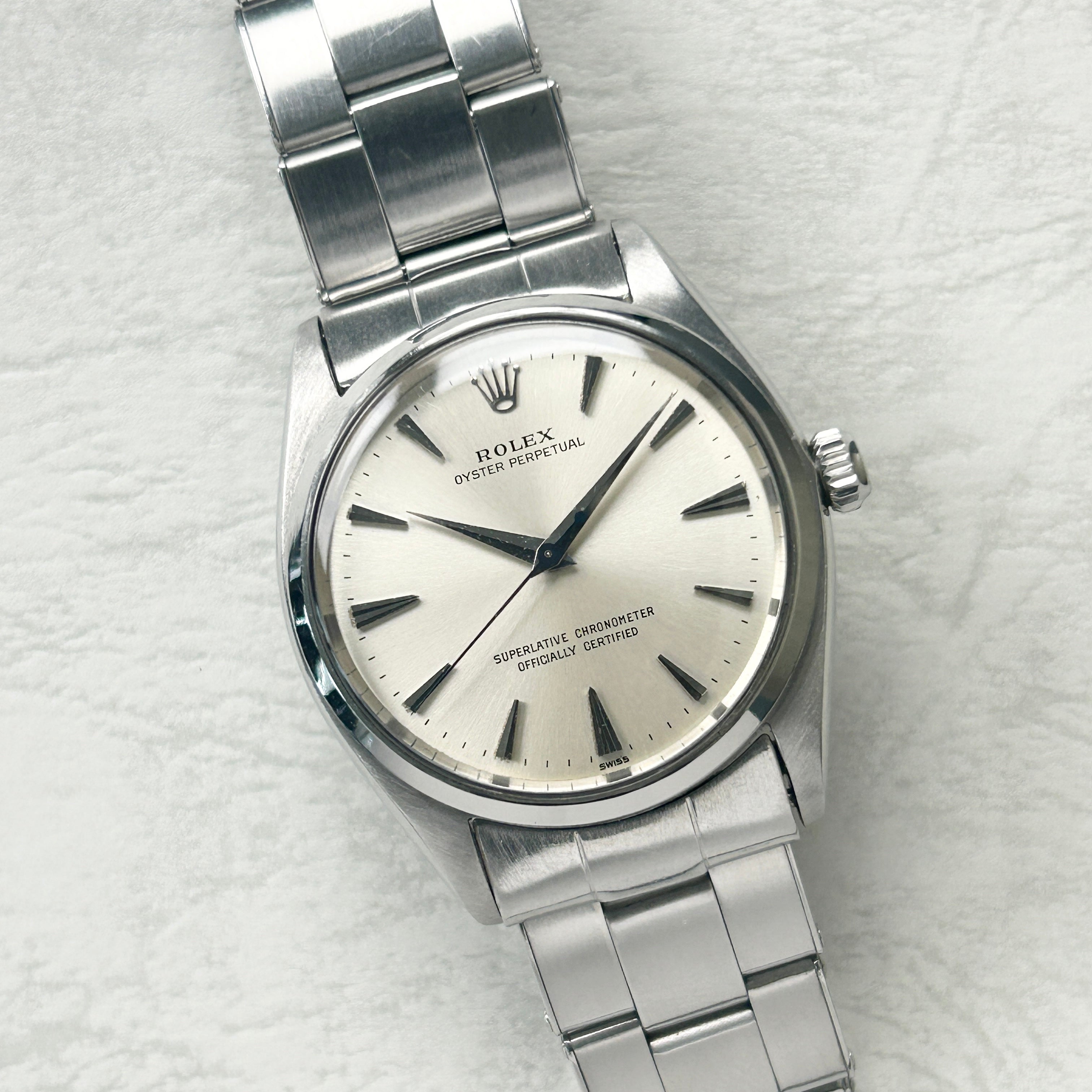 【ROLEX 】ロレックス<BR>オイスターパーペチュアルRef.1002 Silver