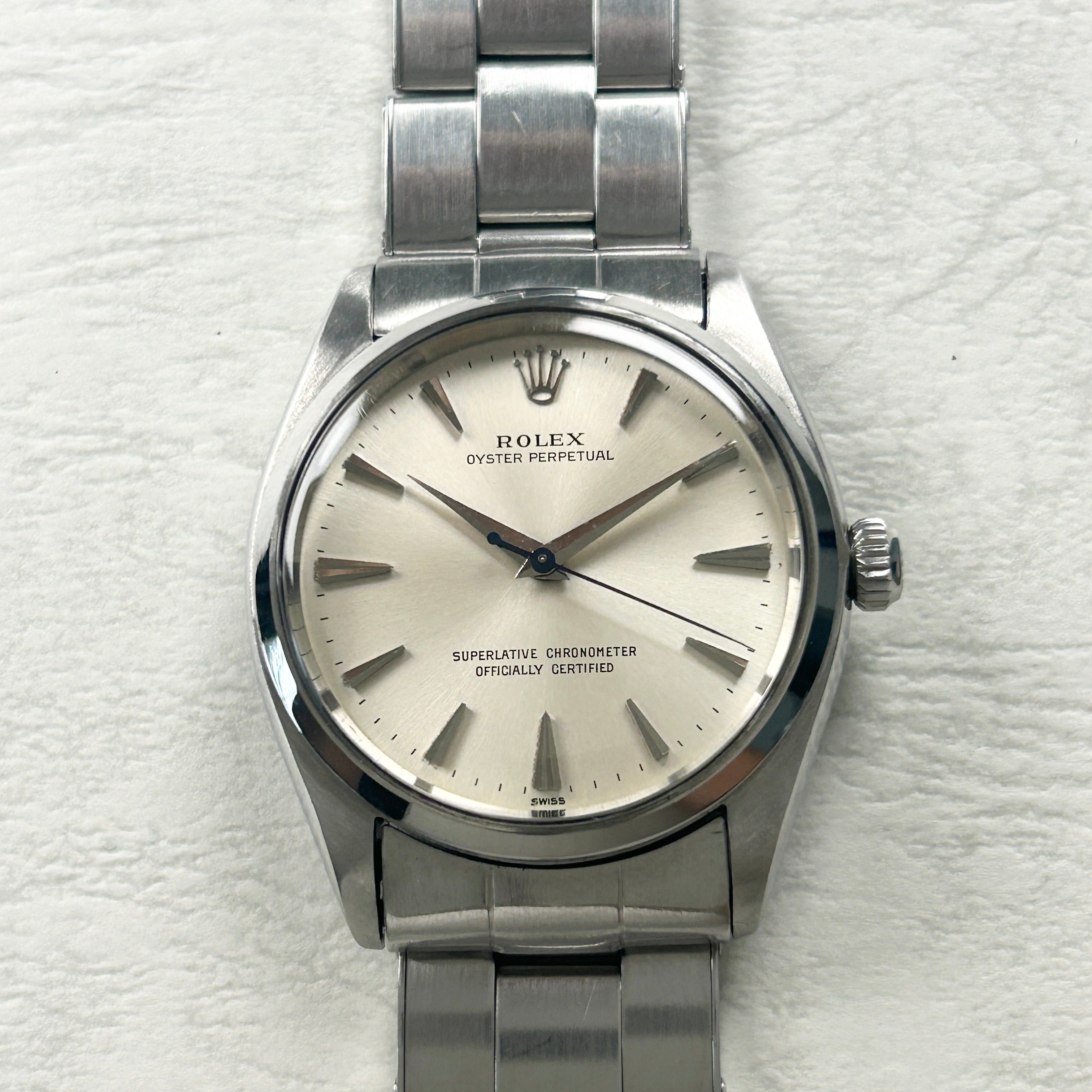 【ROLEX 】ロレックス<BR>オイスターパーペチュアルRef.1002 Silver