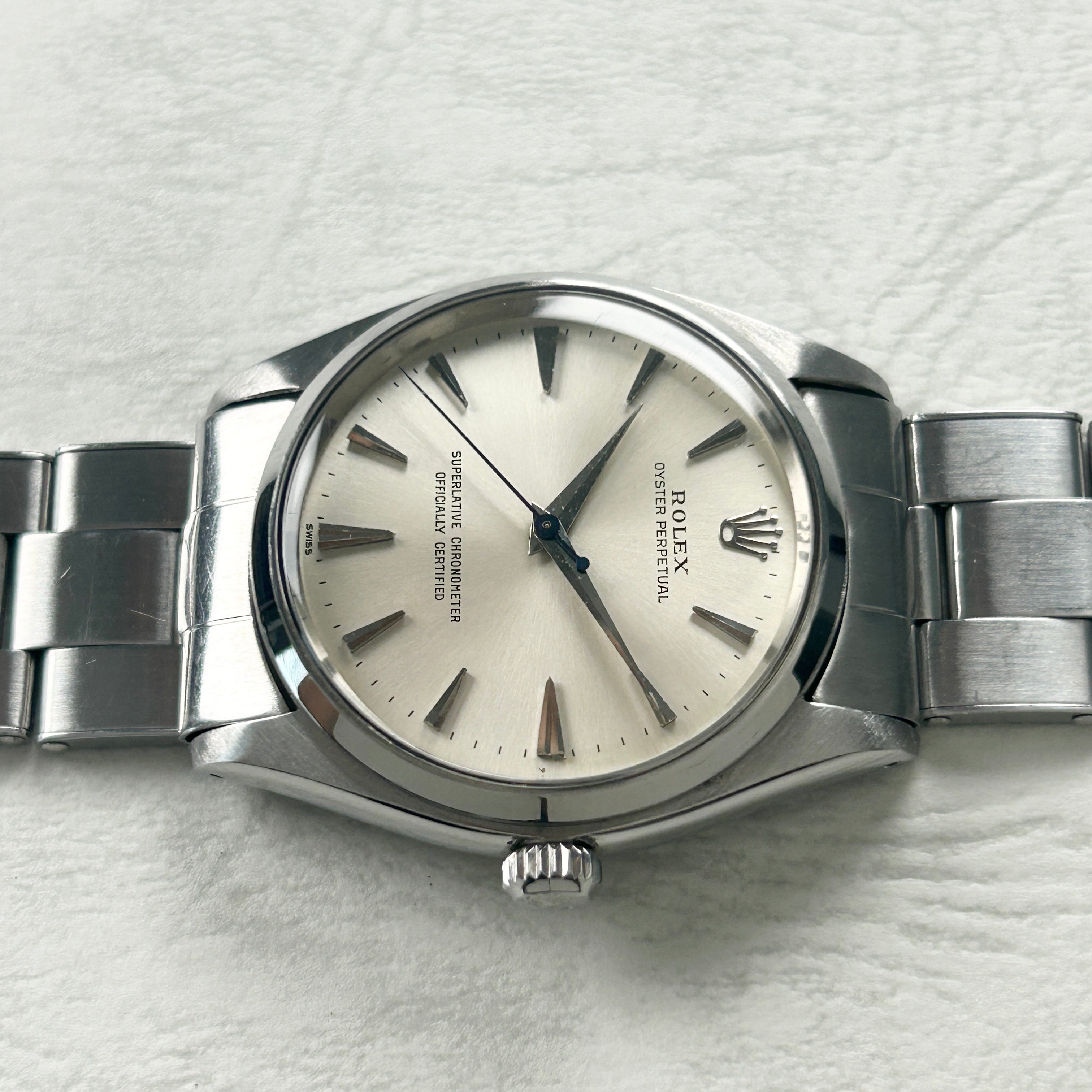 【ROLEX 】ロレックス<BR>オイスターパーペチュアルRef.1002 Silver