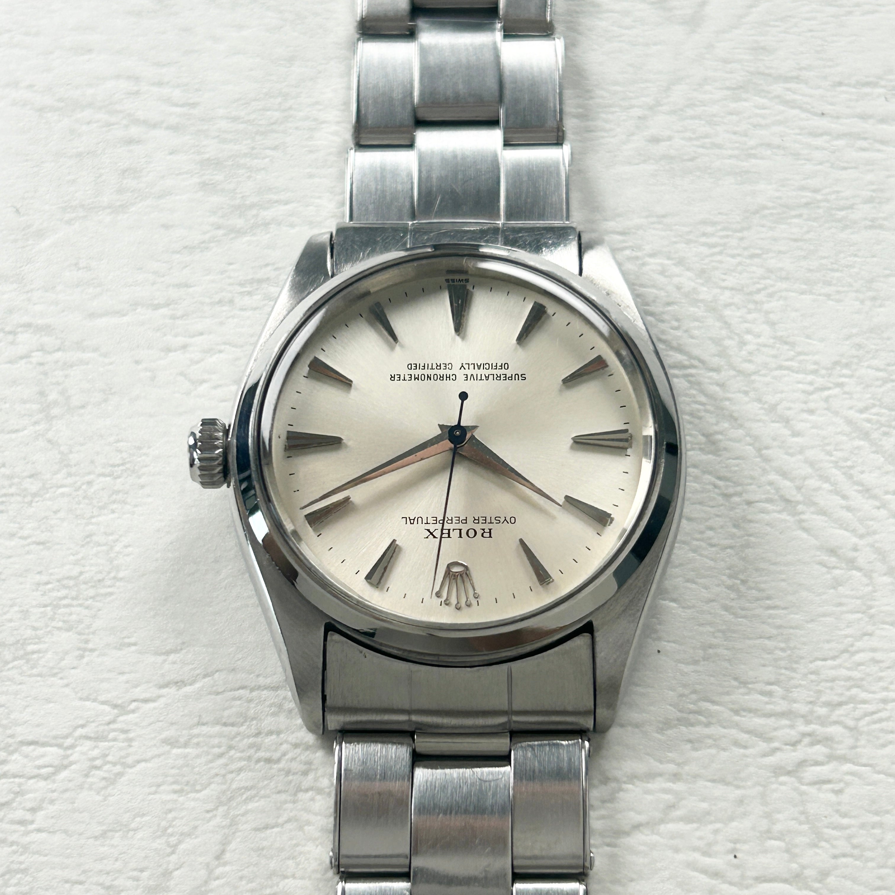 【ROLEX 】ロレックス<BR>オイスターパーペチュアルRef.1002 Silver