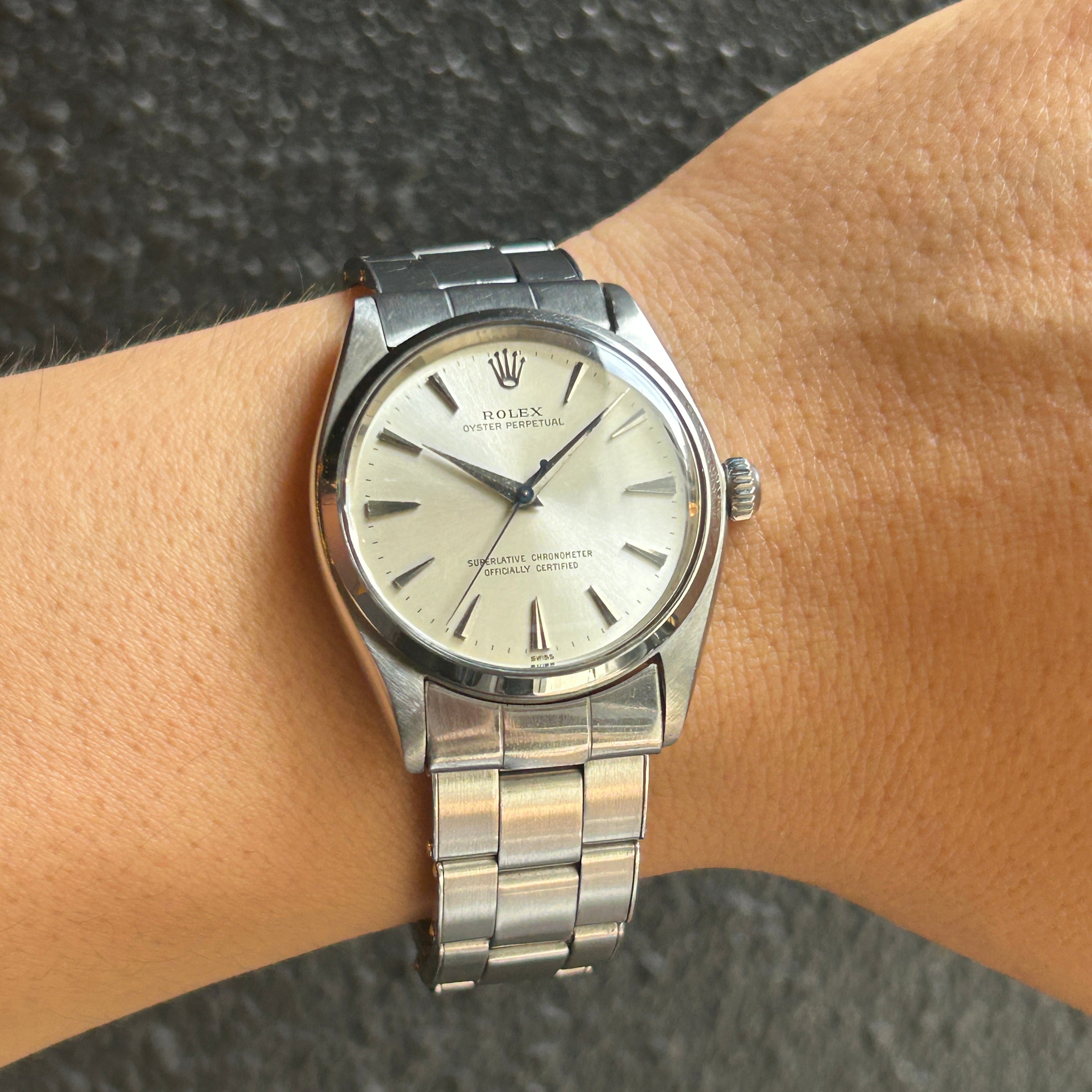 [ROLEX] Rolex Oyster Perpetual Ref.1002 Silver