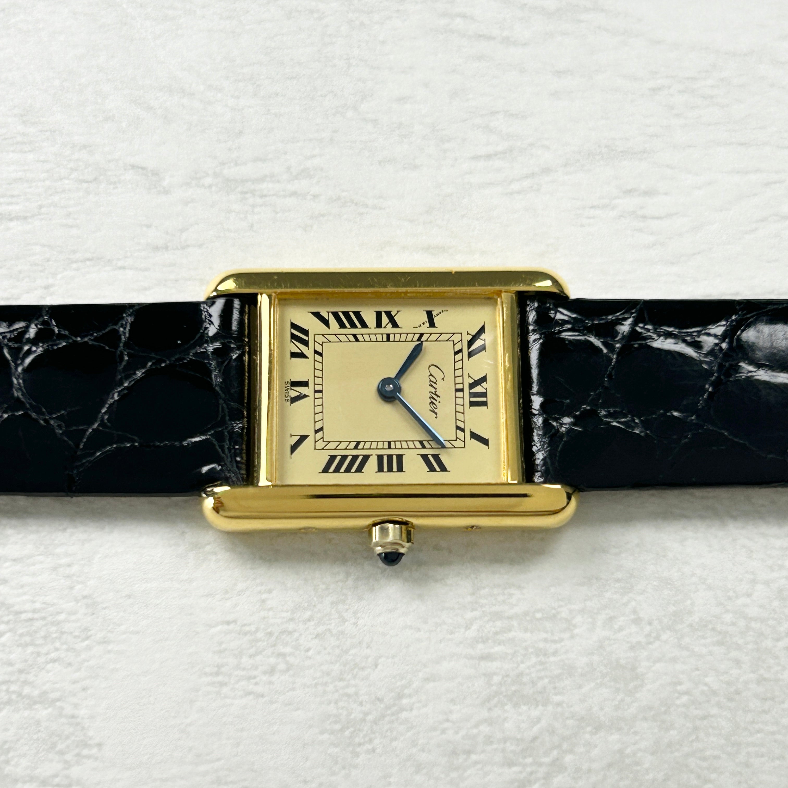 [Cartier] Cartier Must Tank SM Champagne Roma QZ