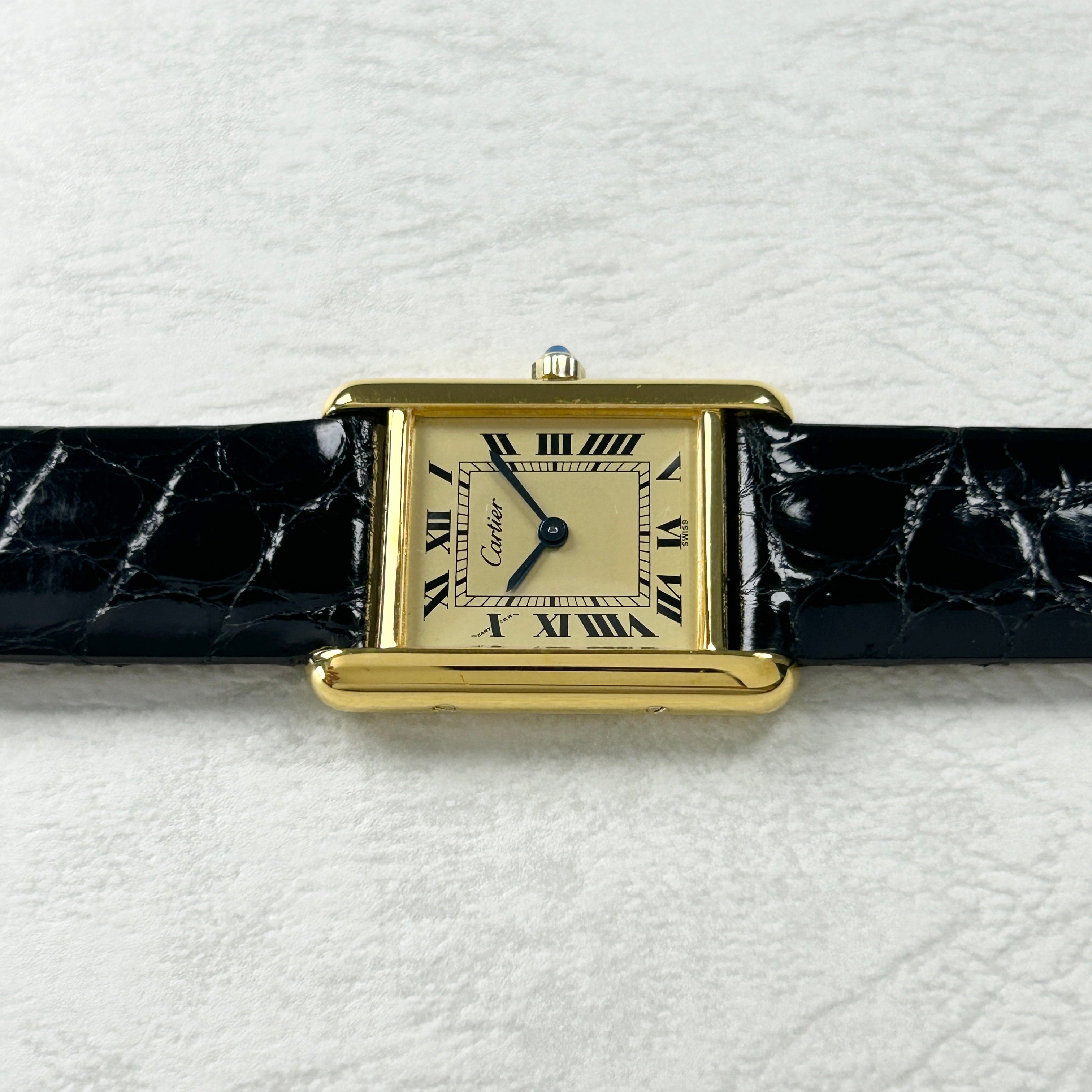 [Cartier] Cartier Must Tank SM Champagne Roma QZ