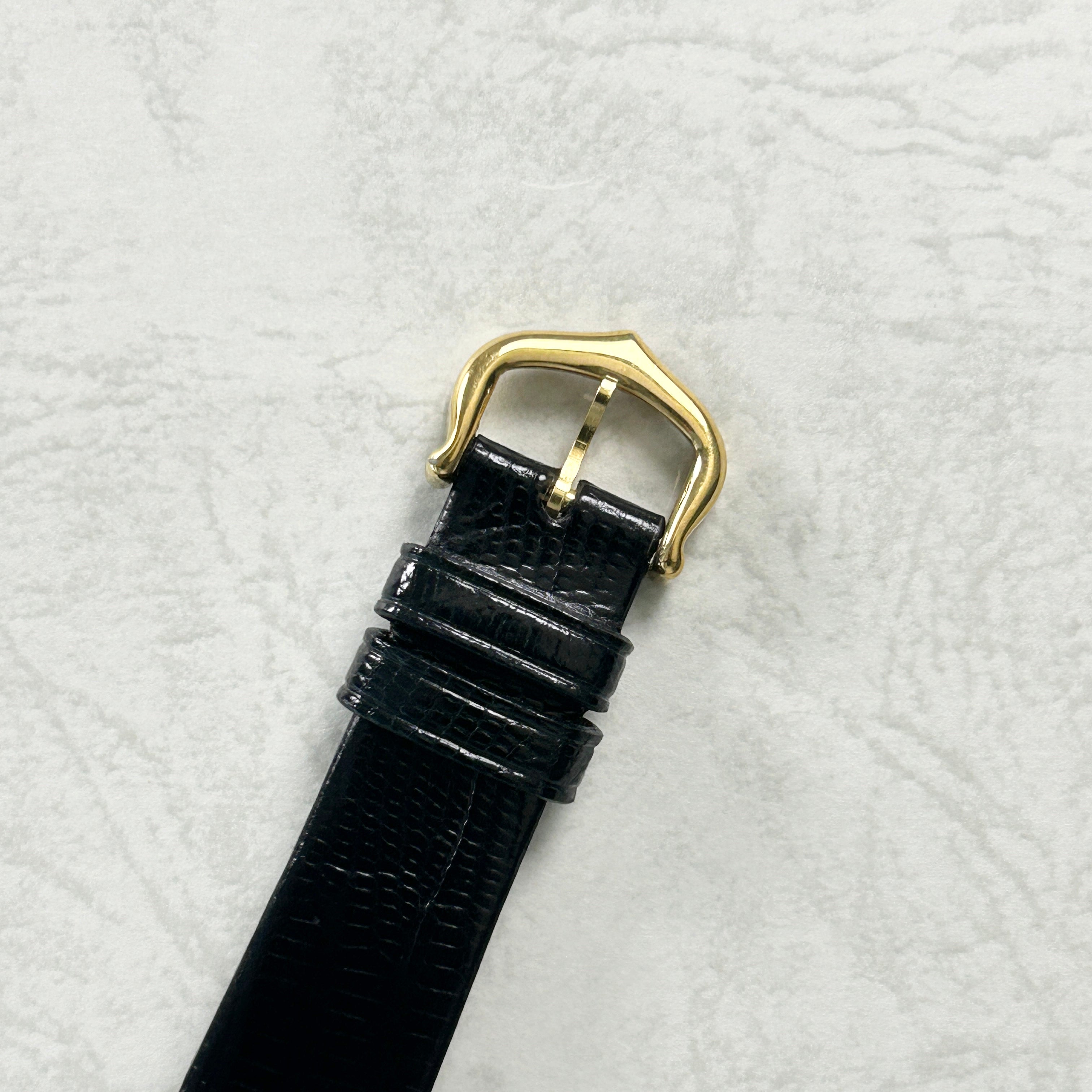 【Cartier】カルティエ<BR>マストタンク LM手巻きアイボリーローマ 「SWISS MADE」表記