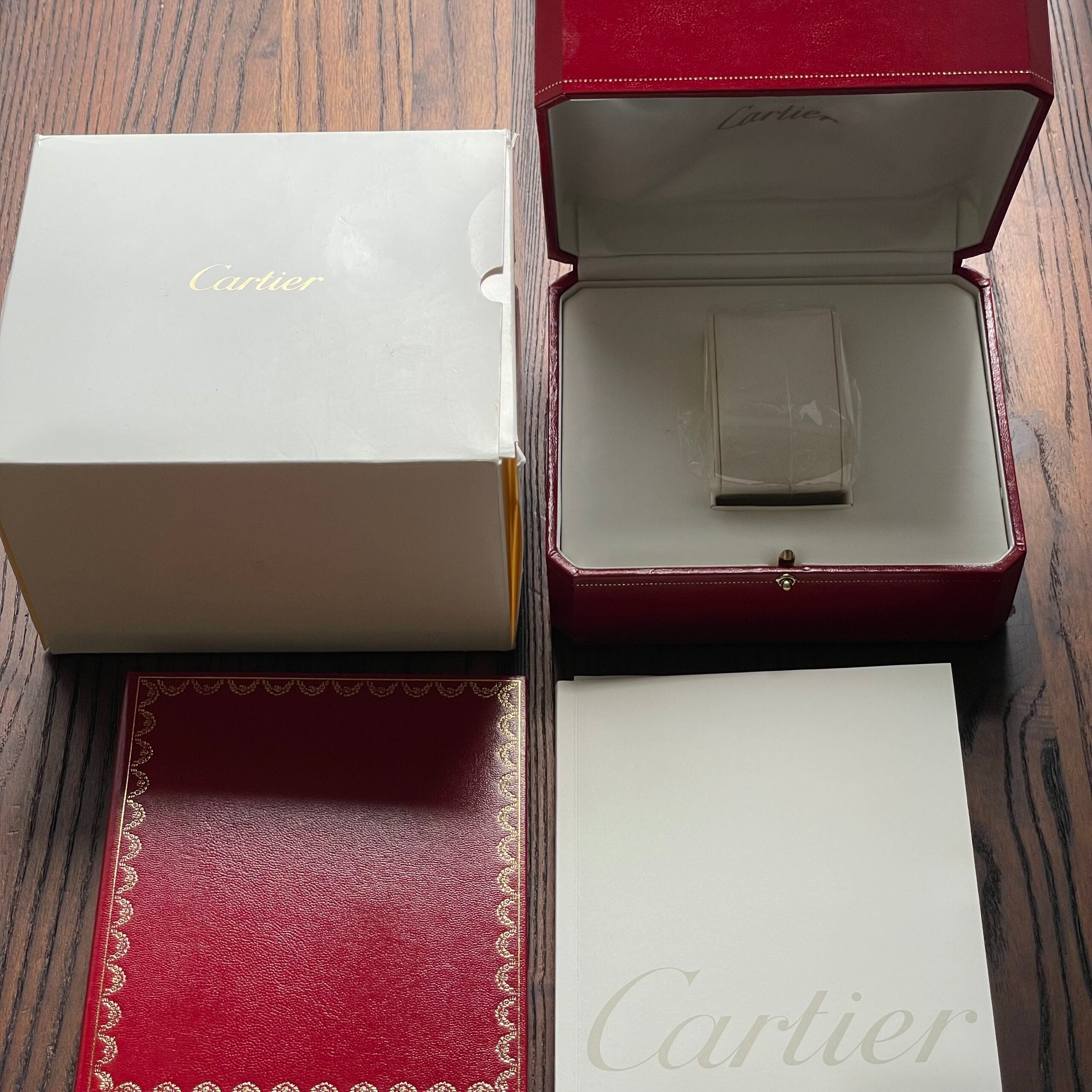 【Cartier】 タンクアロンジェSM 18KWG