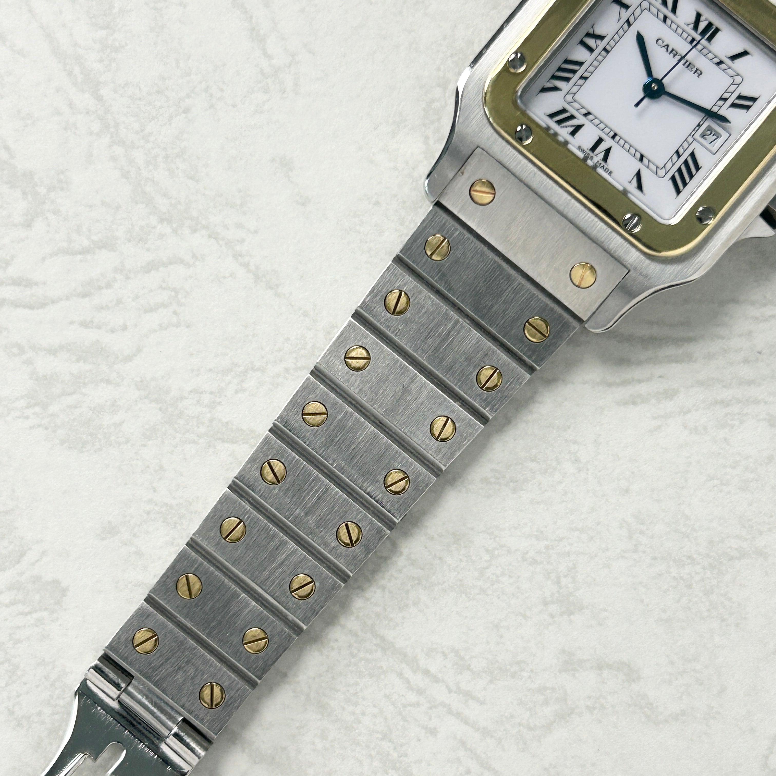 [Cartier] Cartier Santos Galbee LM Automatic 18KYG x SS