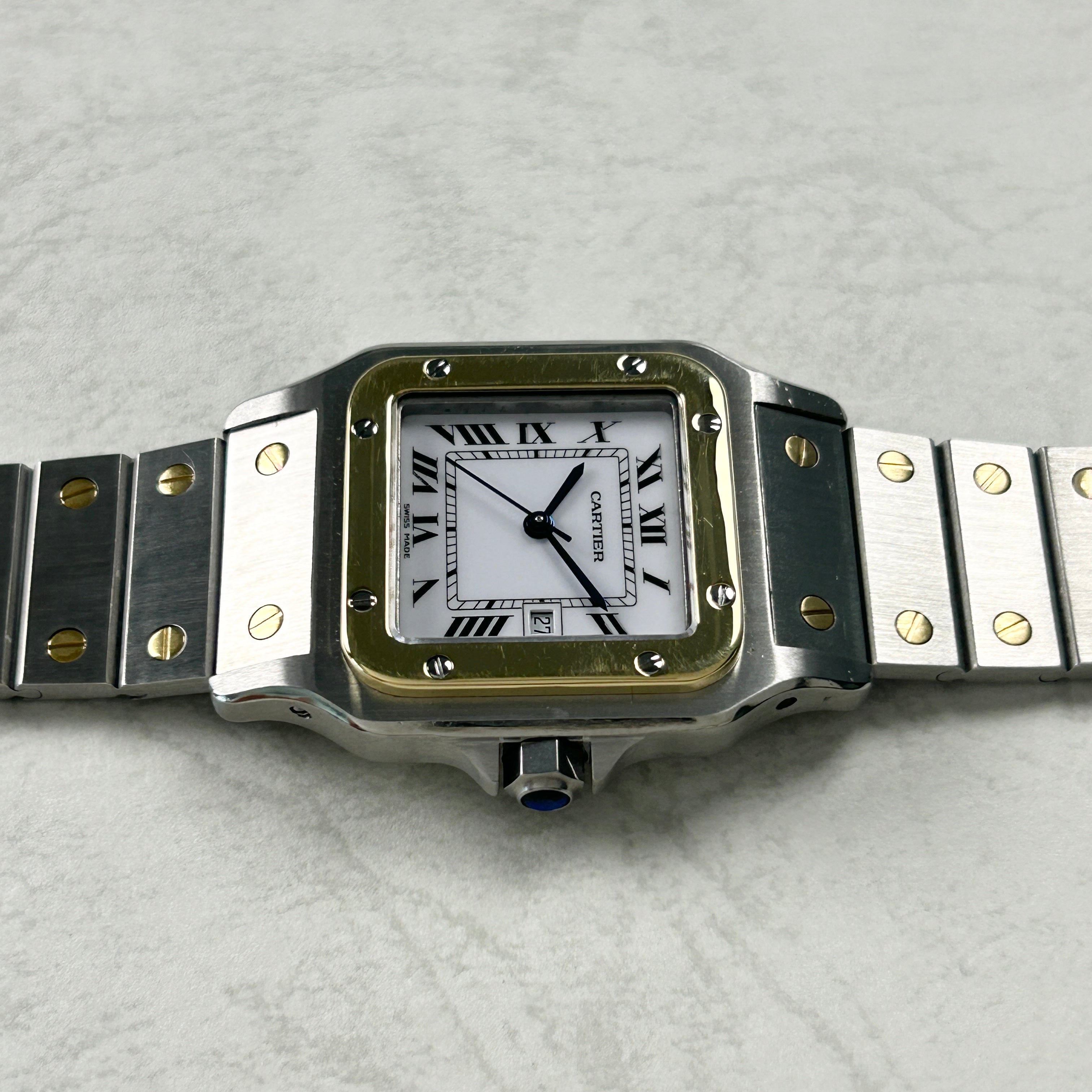 [Cartier] Cartier Santos Galbee LM Automatic 18KYG x SS