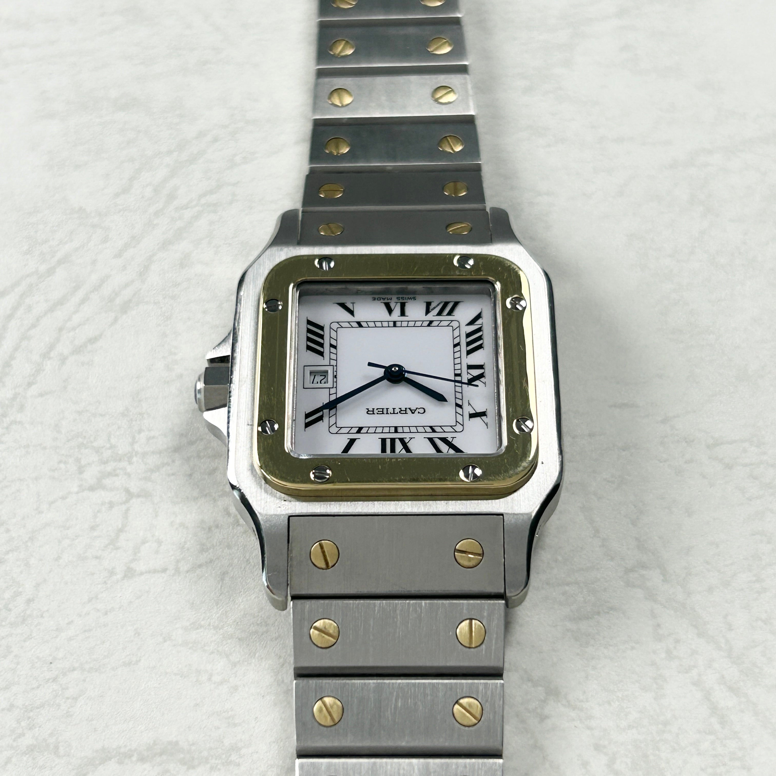 [Cartier] Cartier Santos Galbee LM Automatic 18KYG x SS