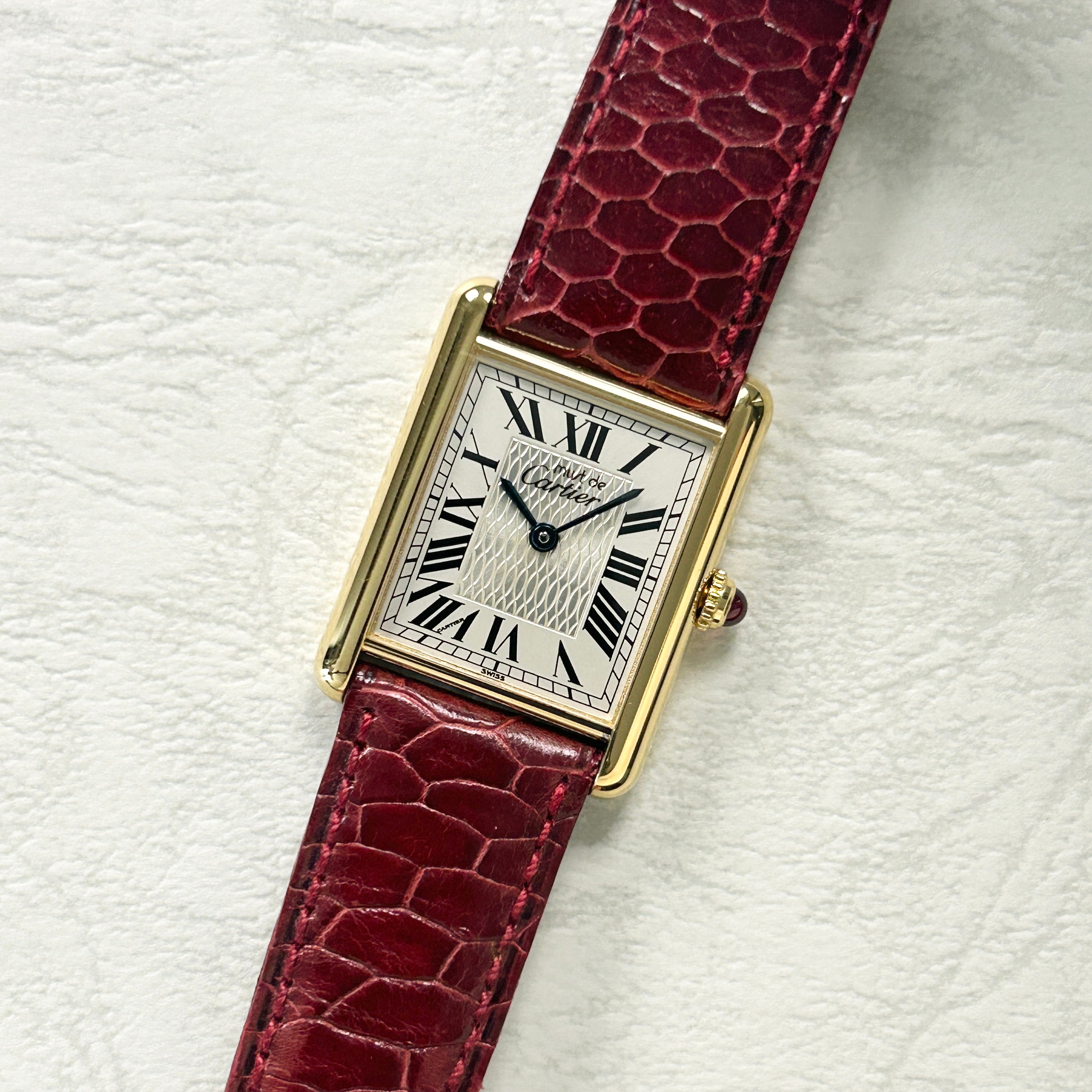 [Cartier] Cartier Must Tank LM 150th Anniversary Limited Edition of 1847 pieces with accessories