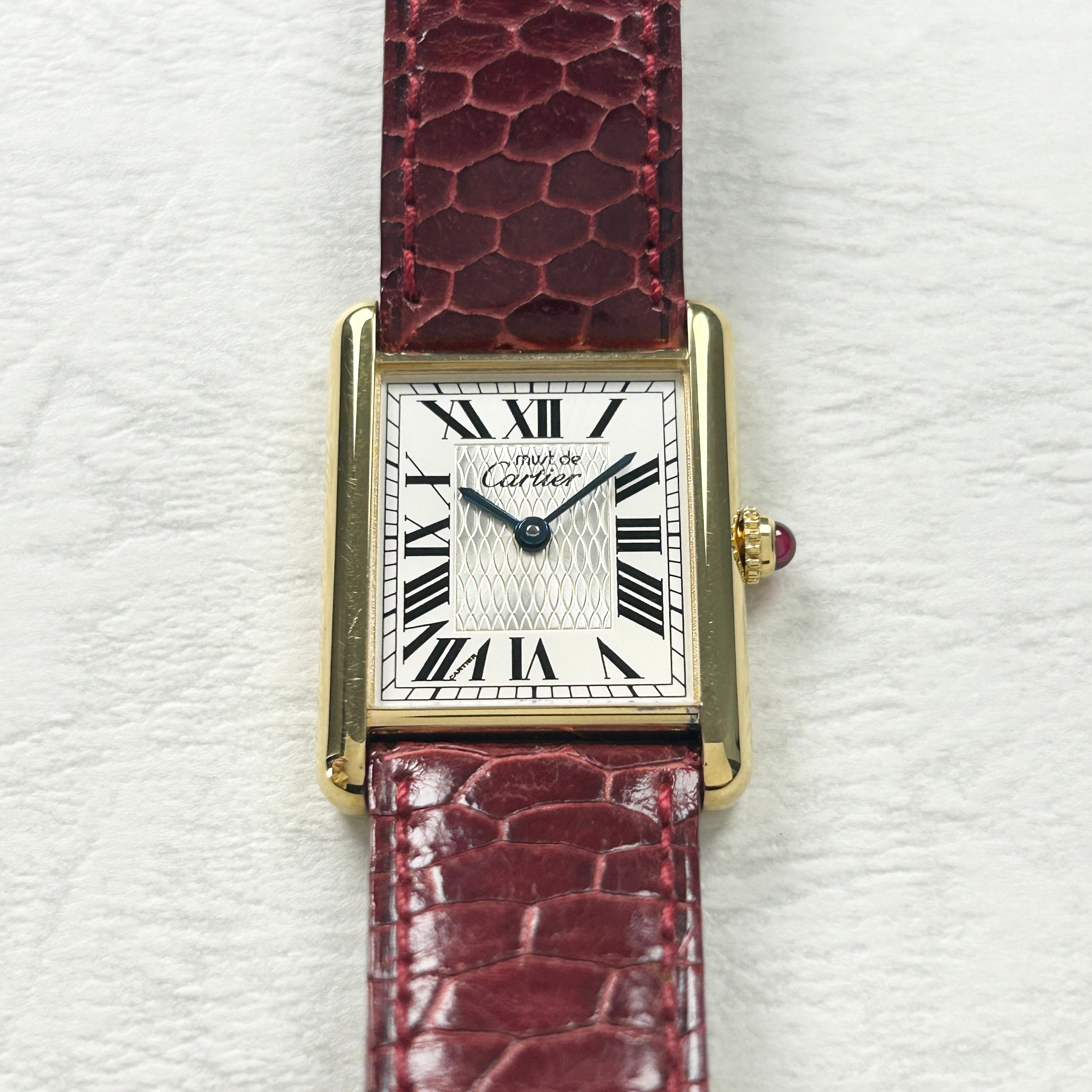 【Cartier】カルティエ<BR>マストタンク LM創業150周年記念1847本限定モデル  付属品付き