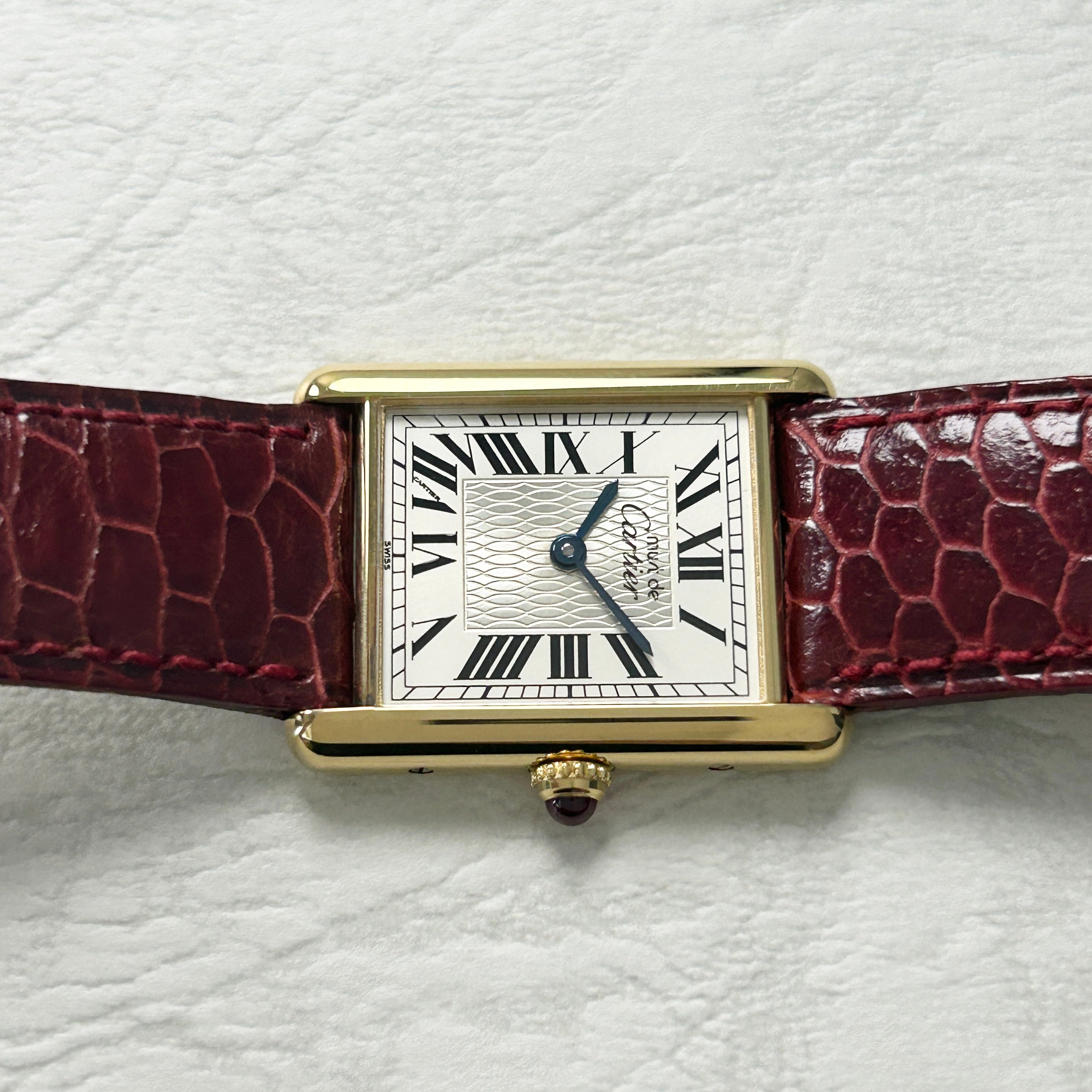 【Cartier】カルティエ<BR>マストタンク LM創業150周年記念1847本限定モデル  付属品付き