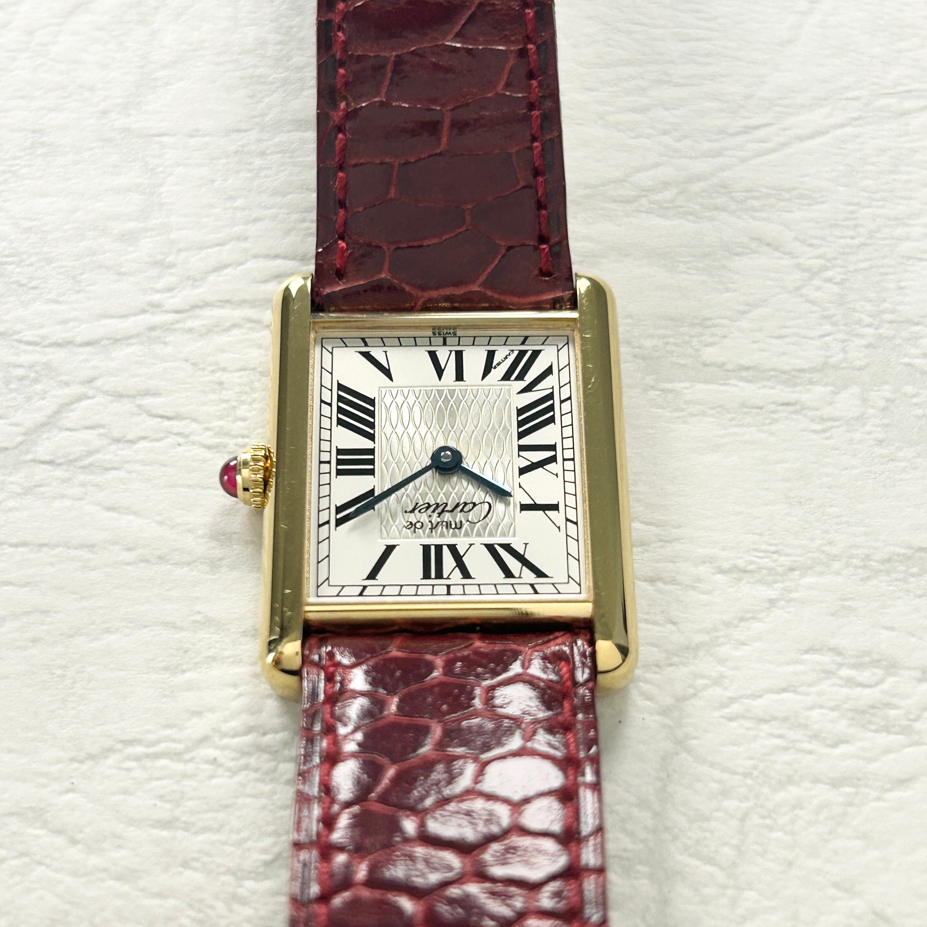 【Cartier】カルティエ<BR>マストタンク LM創業150周年記念1847本限定モデル  付属品付き