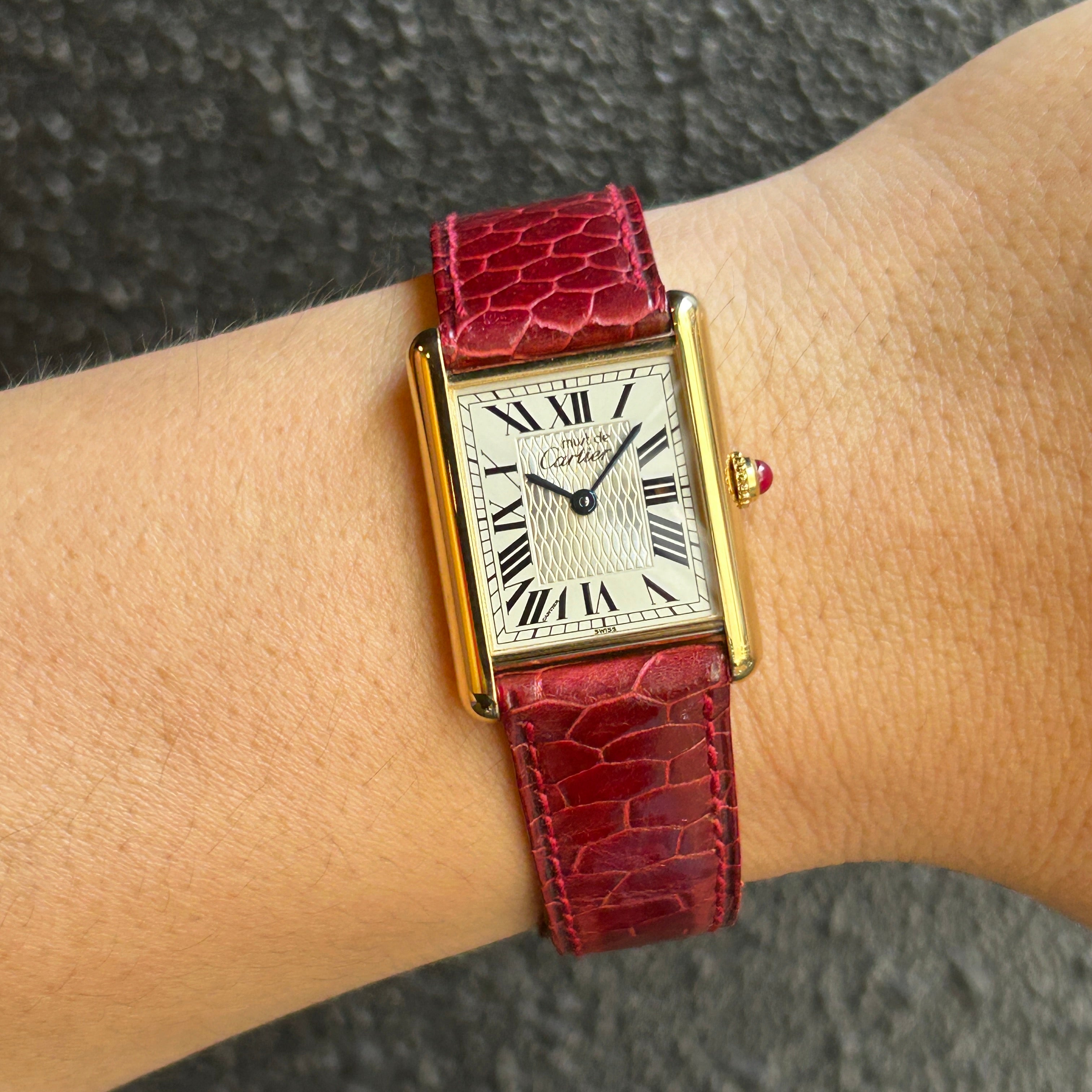 [Cartier] Cartier Must Tank LM 150th Anniversary Limited Edition of 1847 pieces with accessories