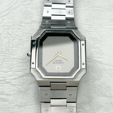 SEIKO ねじら セイコー 2トーン ウォッチ SQ100 時計