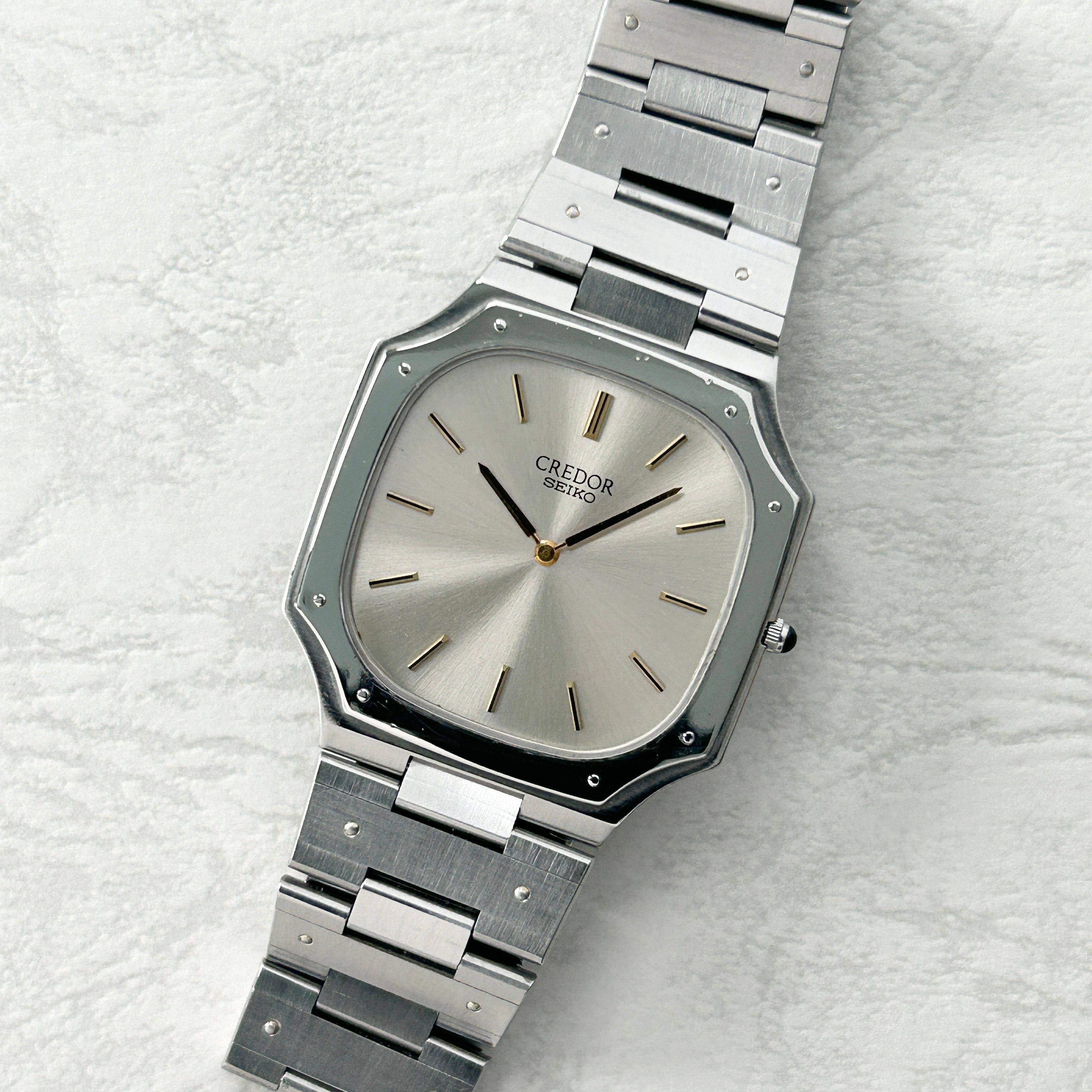 【SEIKO】セイコー<BR>クレドール SSシルバー 9300-5070