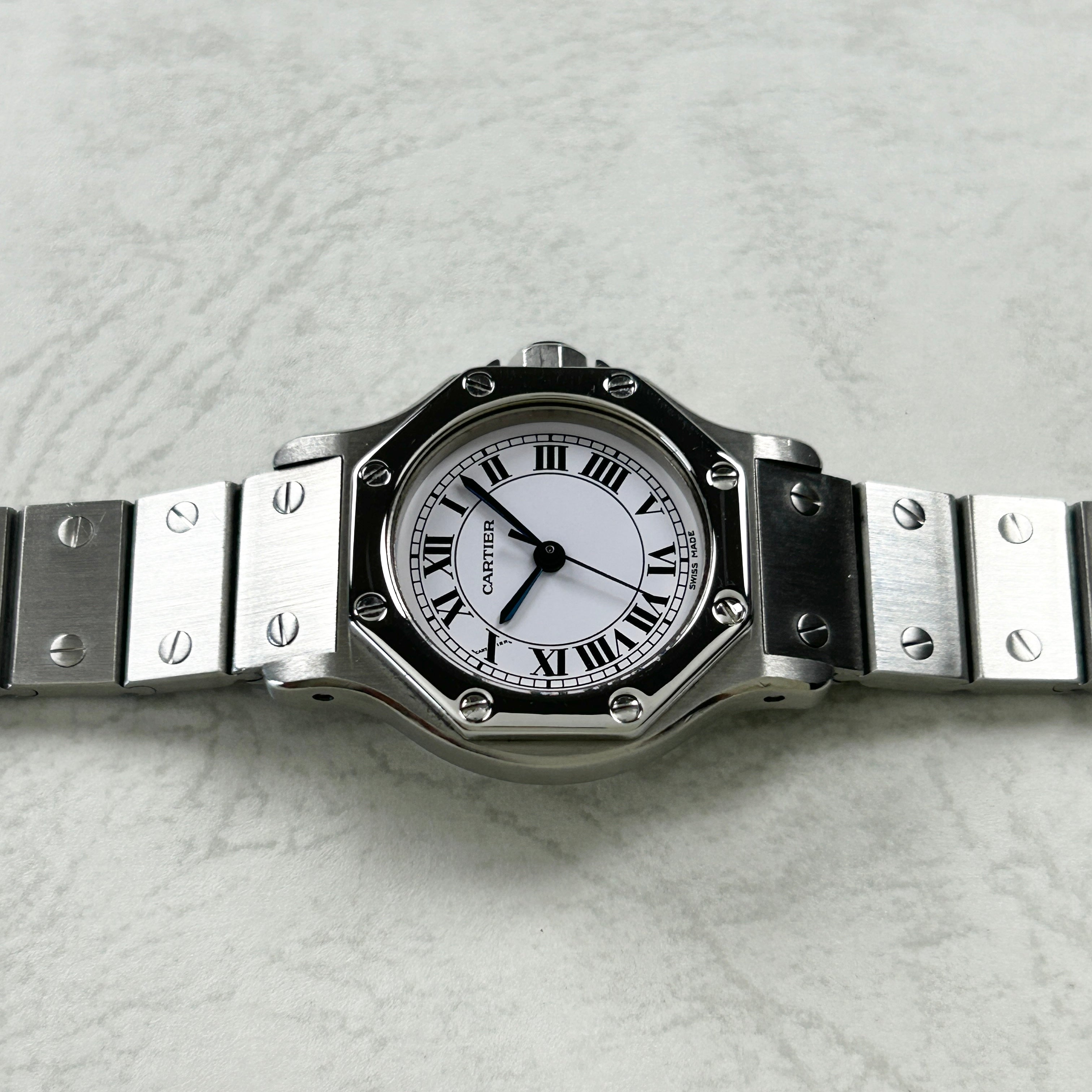 [Cartier] Cartier Santos Octagon SM Stainless Steel Automatic "SWISS MADE"