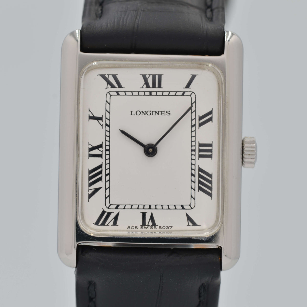 LONGINES】ロンジン レクタングルモデルSS手巻きホワイトローマ 純正 