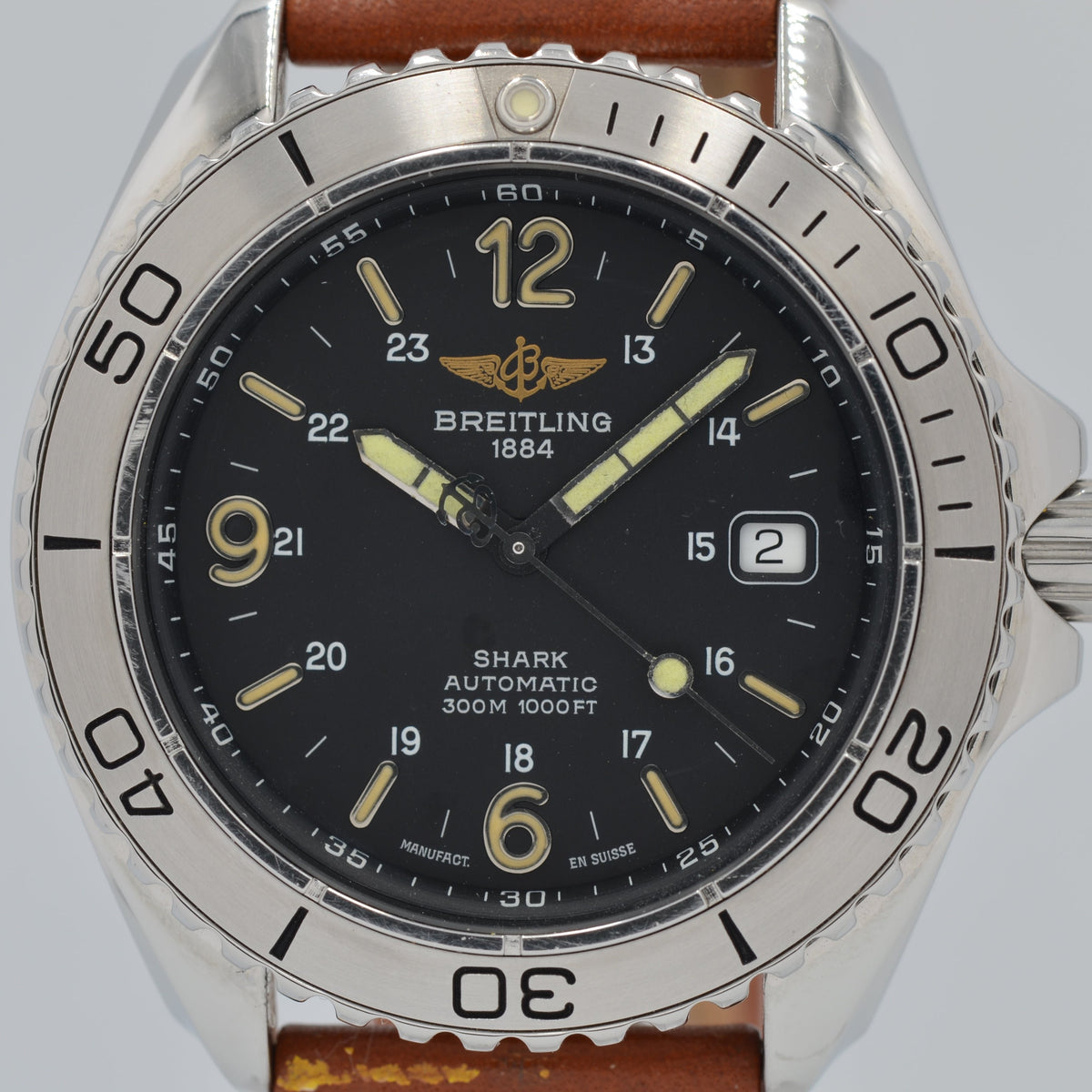BREITLING] Breitling Shark Automatic Black Dial with Accessories