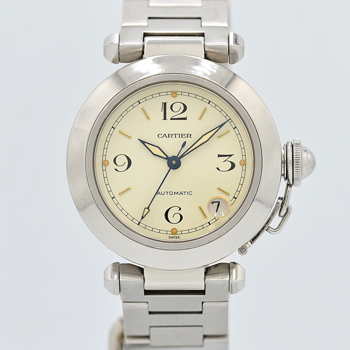 Cartier】カルティエ パシャC35 White 前期型 付属品完備