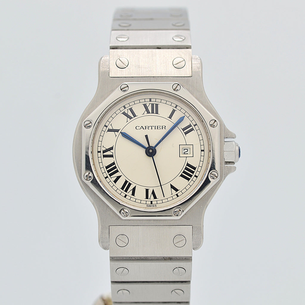 カルティエ　サントス　オクタゴン Cartier】カルティエ サントスオクタゴン LM ステンレス