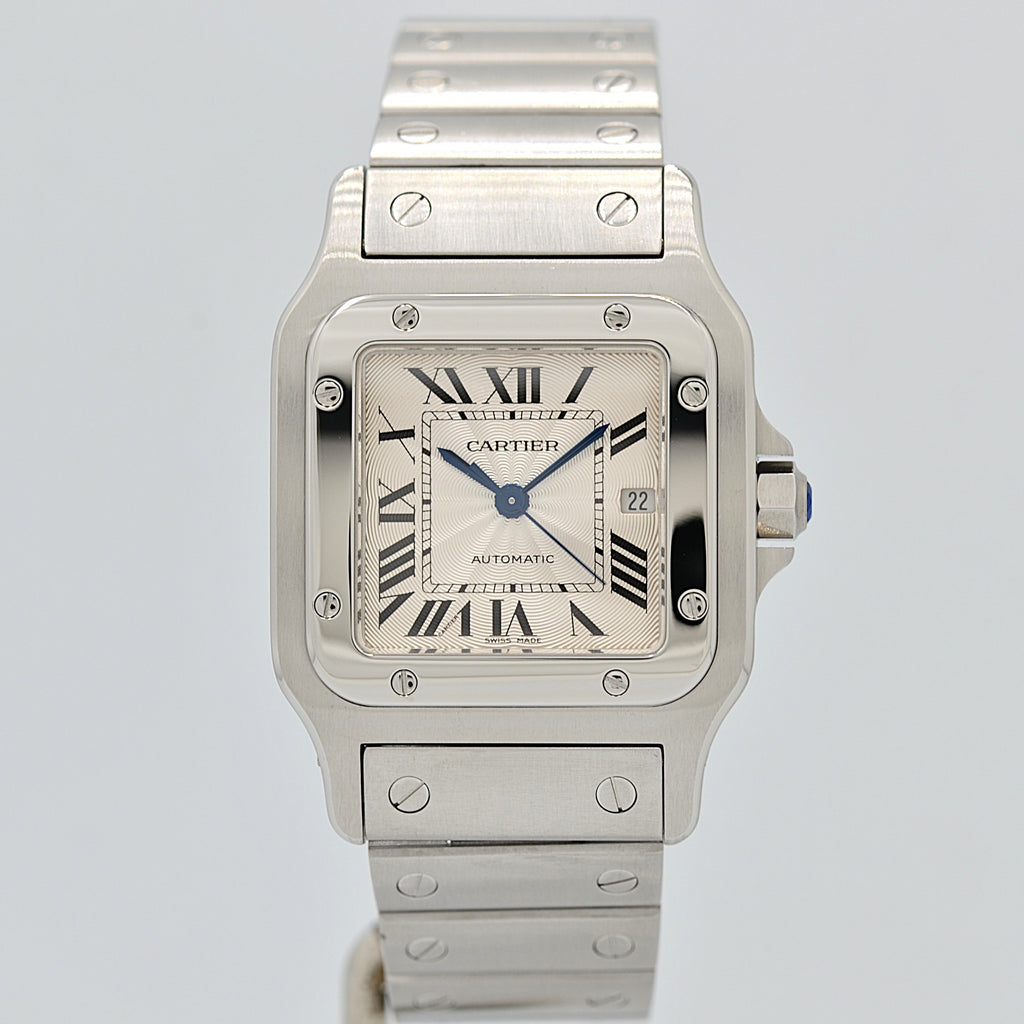 カルティエ サントスガルベ LM メーカーメンテナンス済 トリプルレア！ カルティエ サントスガルベの腕時計（CARTIER）| 東京銀座の